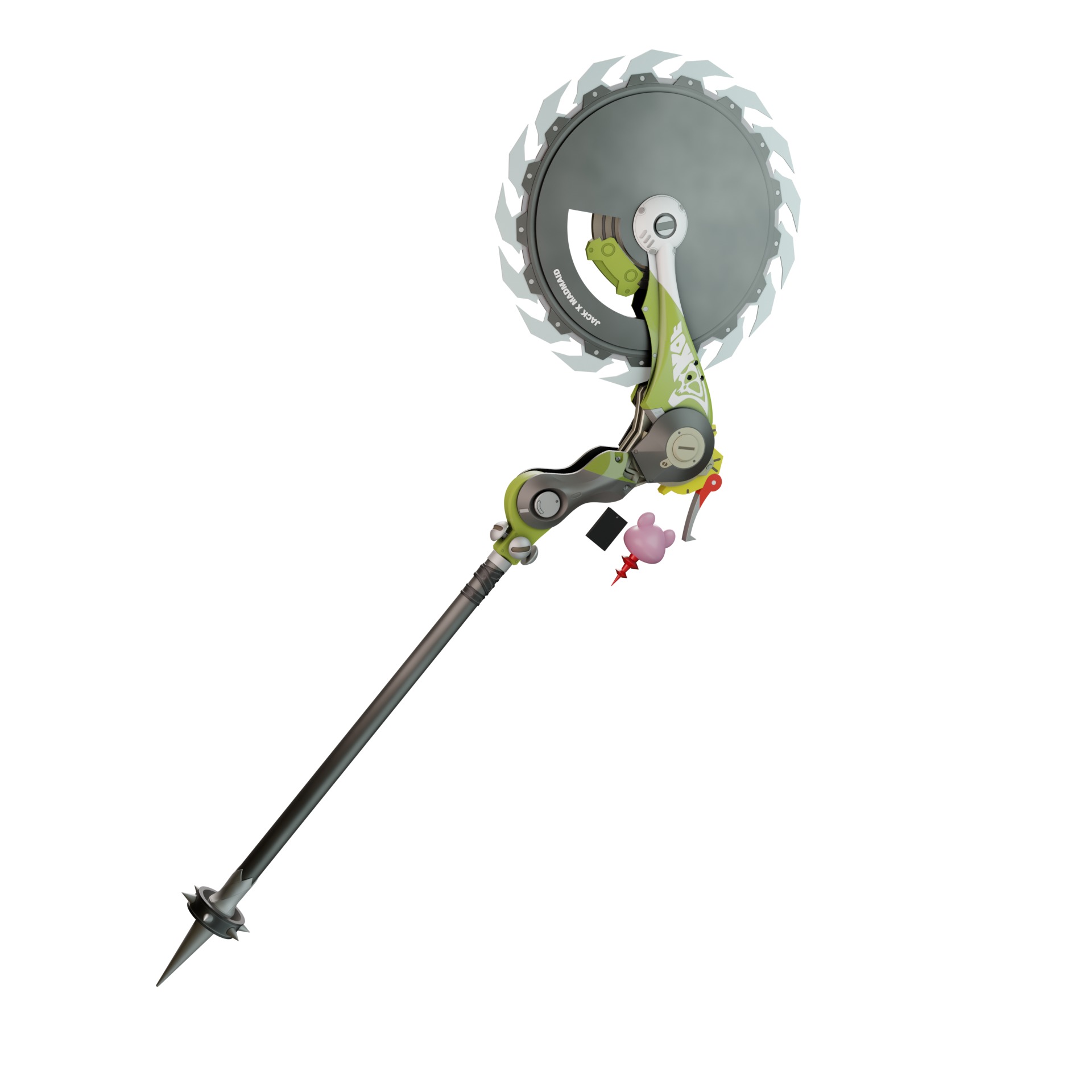 Corin Wickes - chainsaw Zenless Zone Zero cosplay 3D print model_11