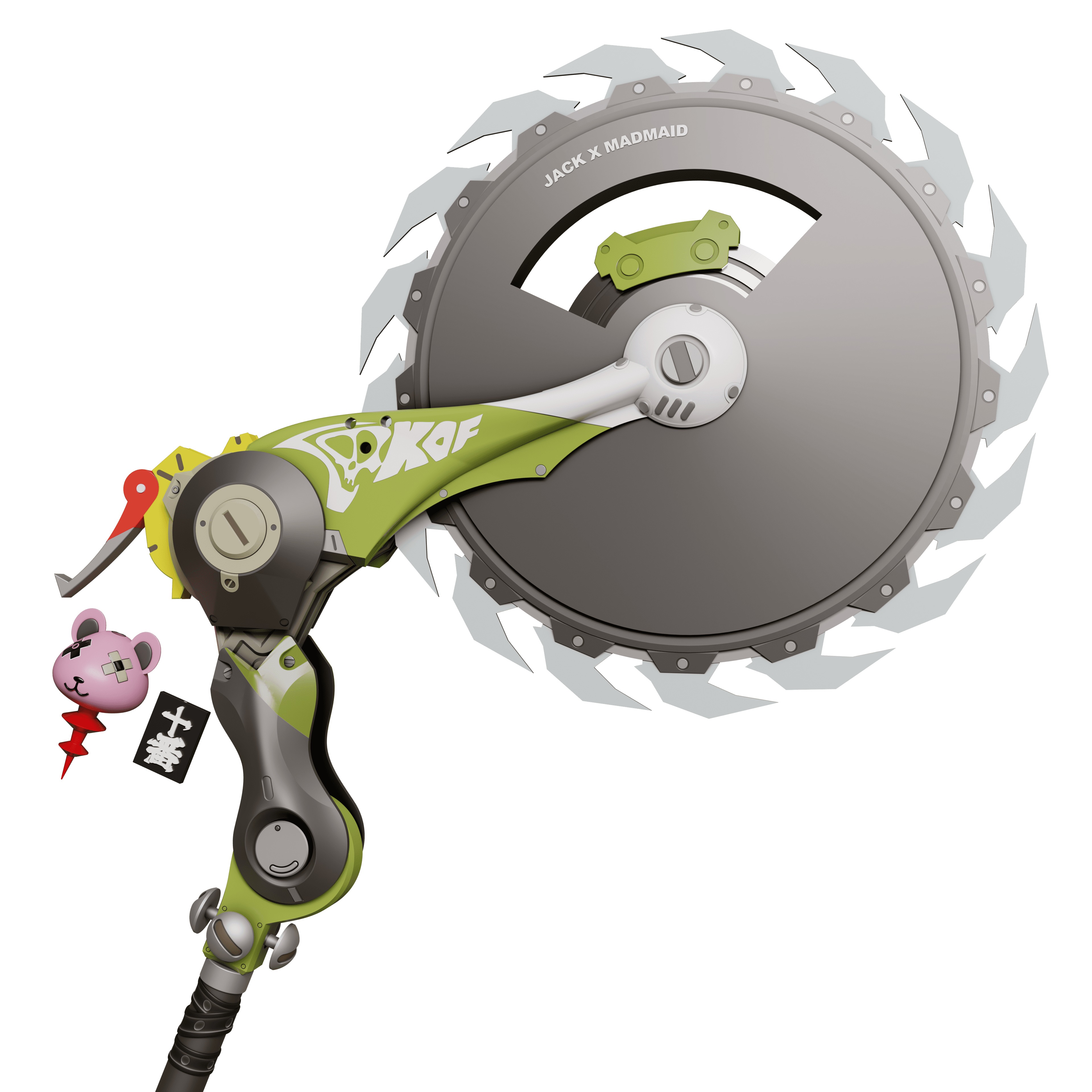 Corin Wickes - chainsaw Zenless Zone Zero cosplay 3D print model_2