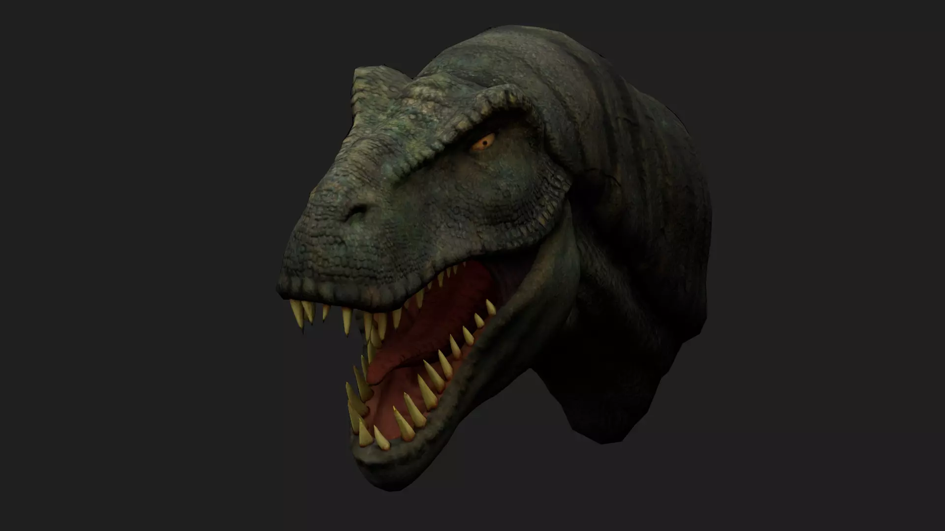 dinosaur Low-poly 3D model_0