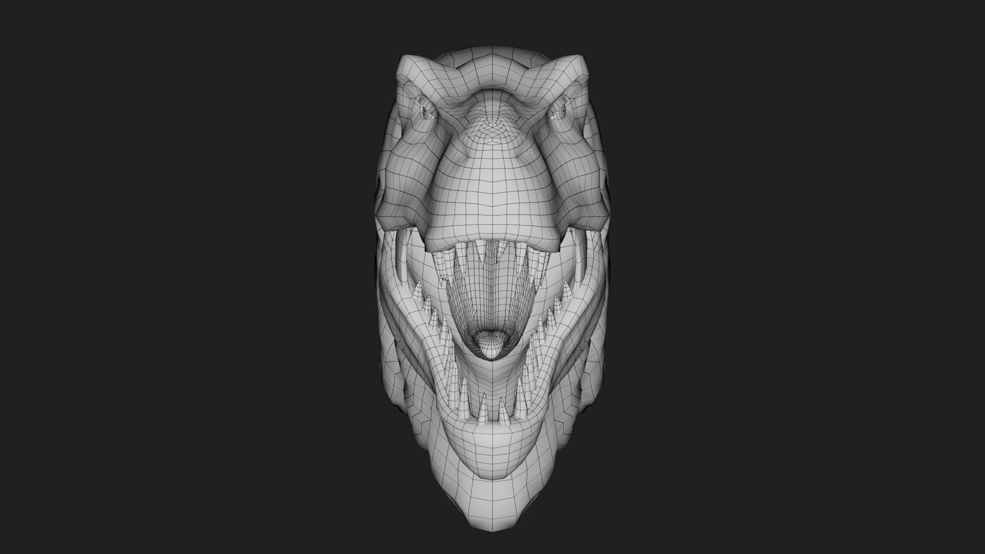 dinosaur Low-poly 3D model_5