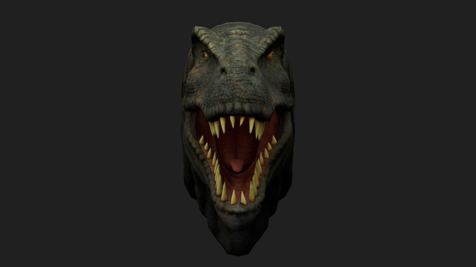 dinosaur Low-poly 3D model_4
