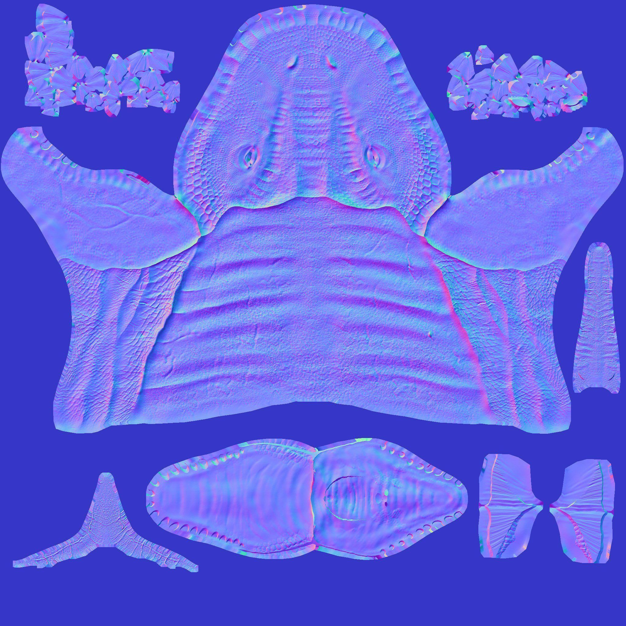 dinosaur Low-poly 3D model_7