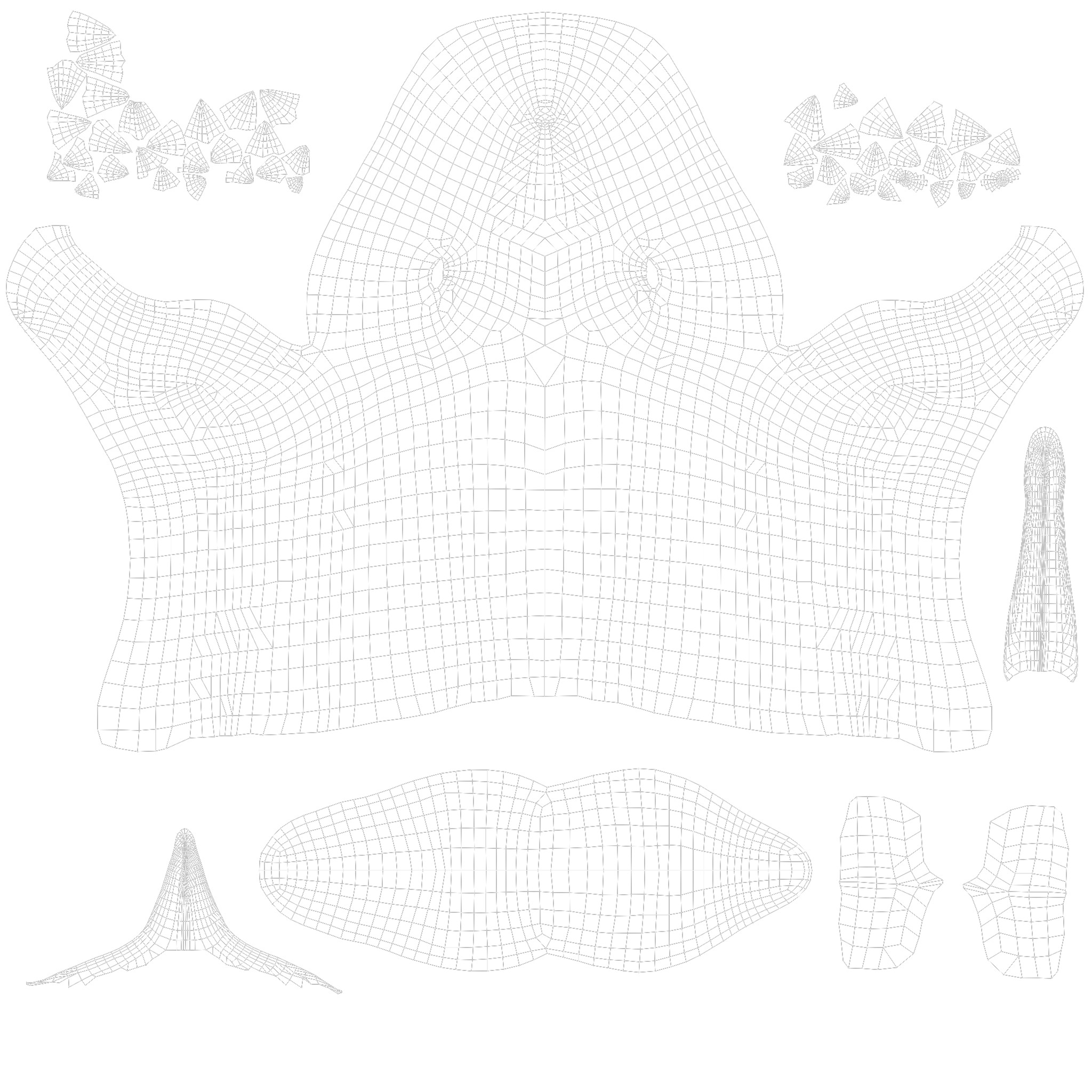 dinosaur Low-poly 3D model_8