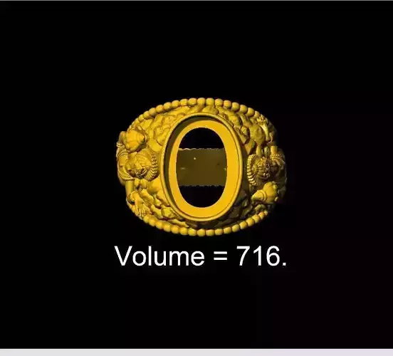 Hanuman JI Ring 3D print model