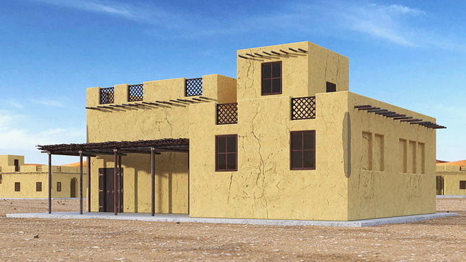 Middle Eastern Traditional House 3D model