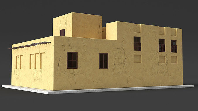 Middle Eastern Traditional House 3D model 6
