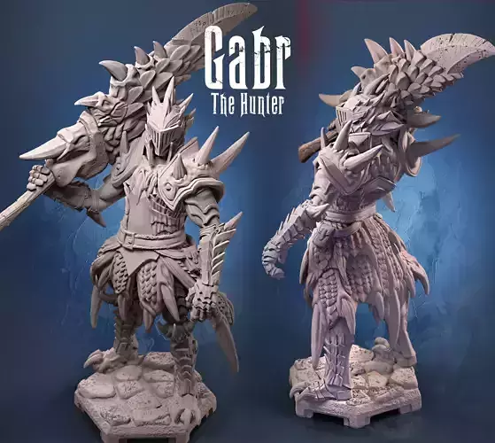 Gabr The Hunter - Dark Drak Set 3D print model