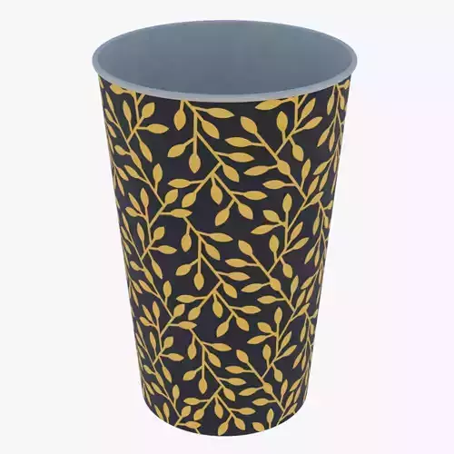 Coffee cup empty IV PBR 3D model