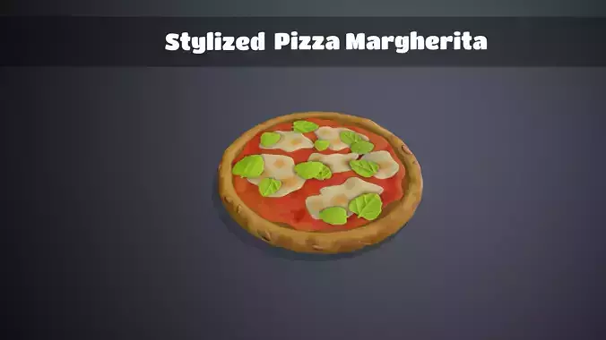 Stylized Pizza Margherita
