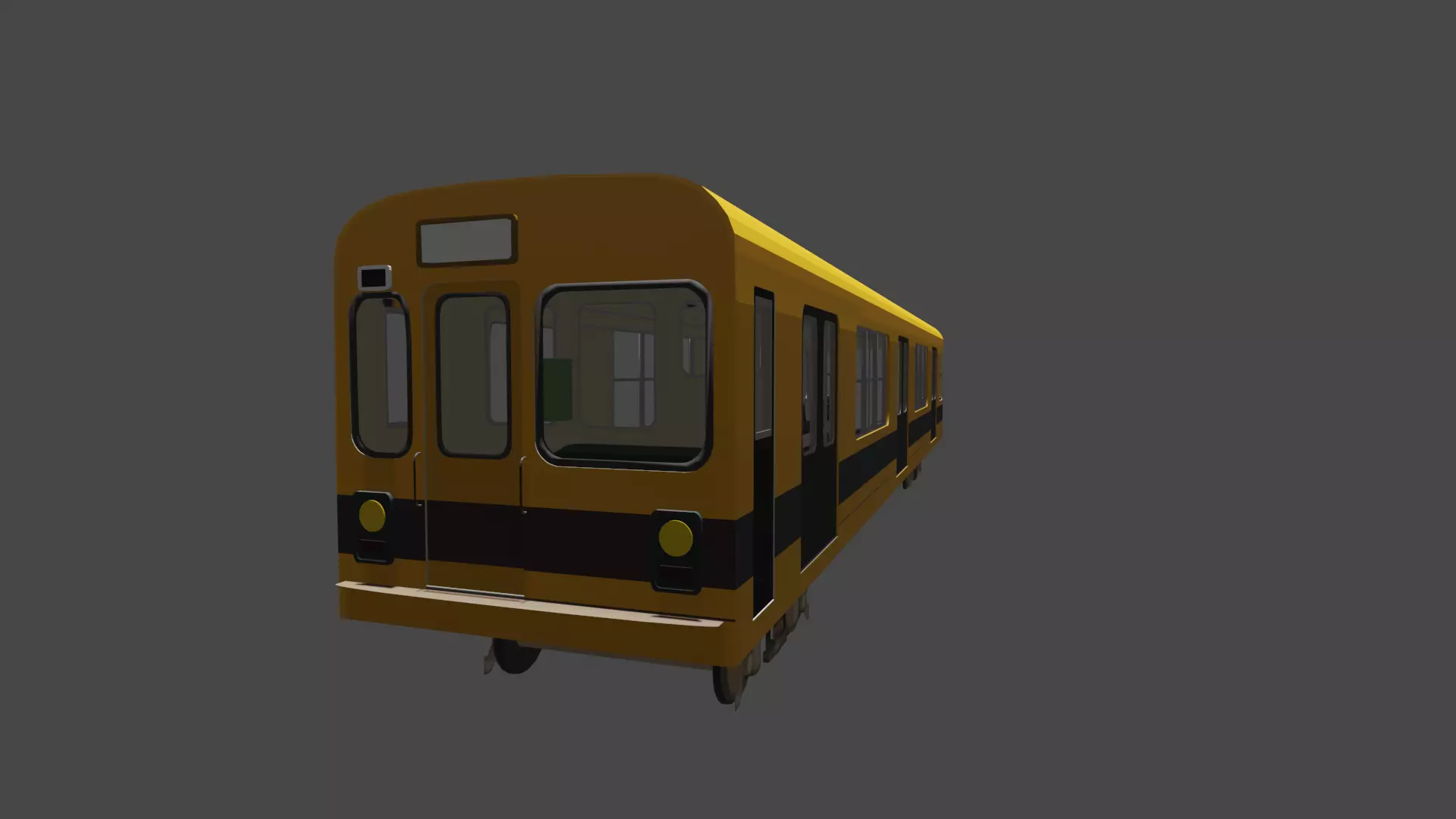 Nagoya 250 Subte Low-poly 3D model_0