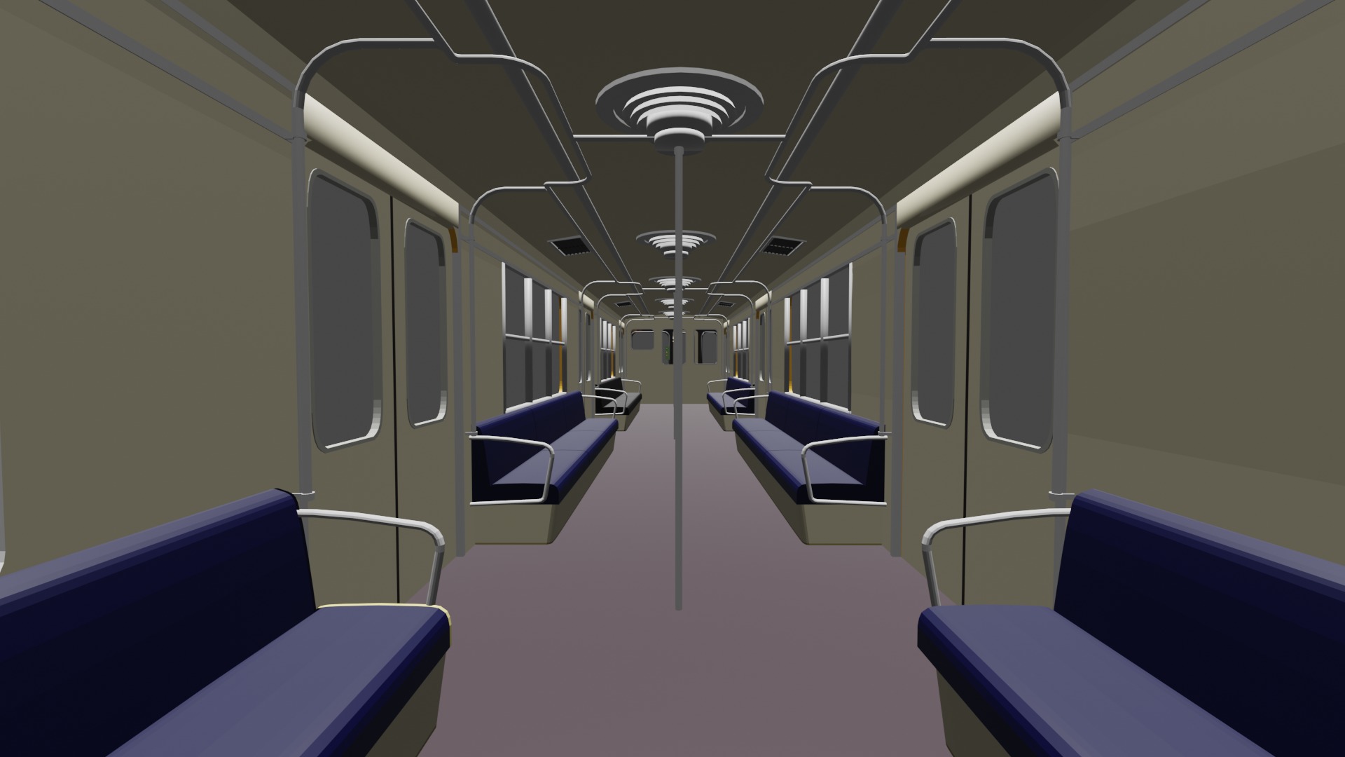 Nagoya 250 Subte Low-poly 3D model_1