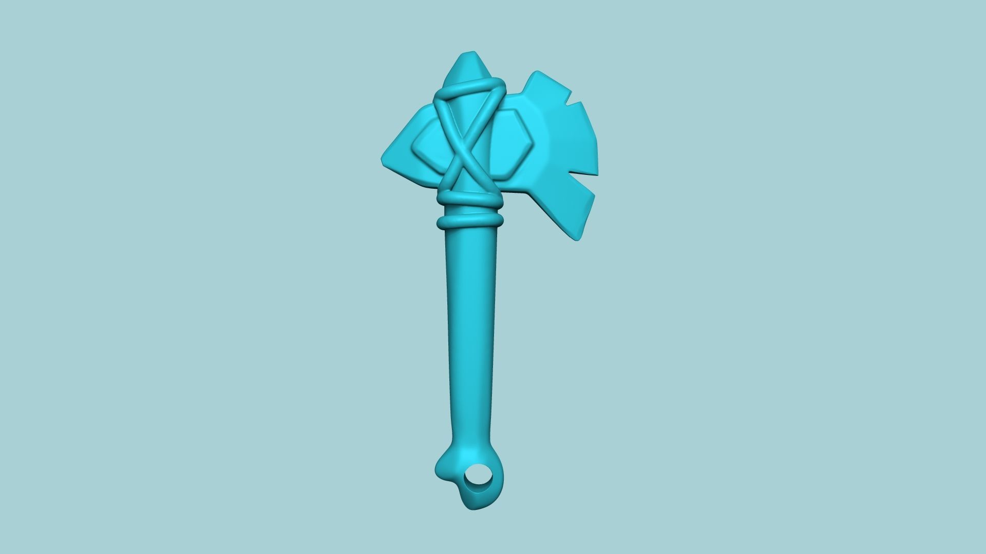 04 Albion Online Weapon Keychain Kit - Bloodletter Carving 3D Model Collection_14