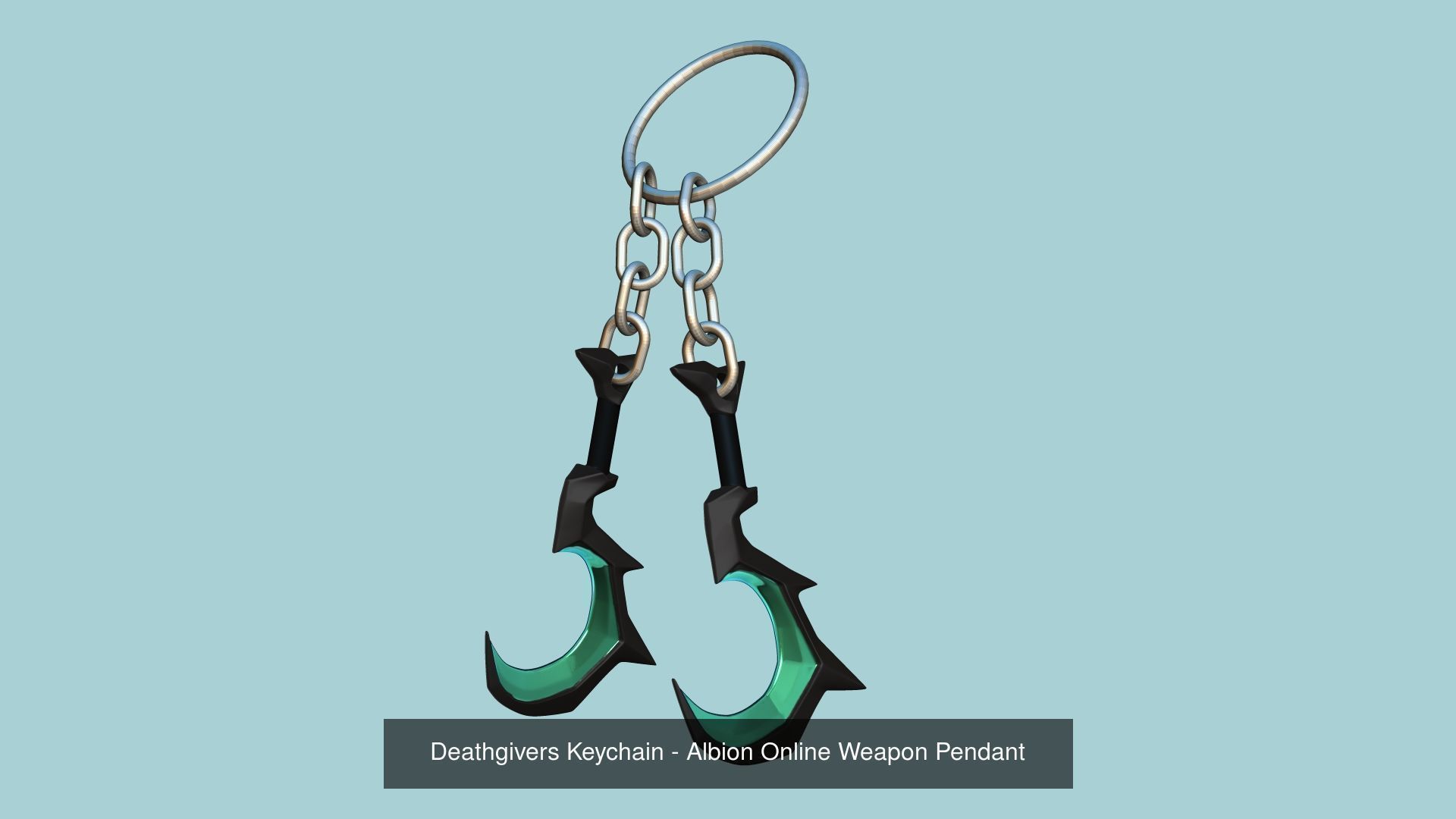 04 Albion Online Weapon Keychain Kit - Bloodletter Carving 3D Model Collection_2