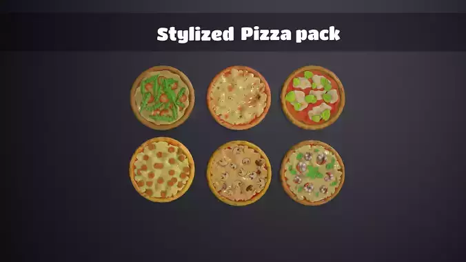 Stylized Pizza pack