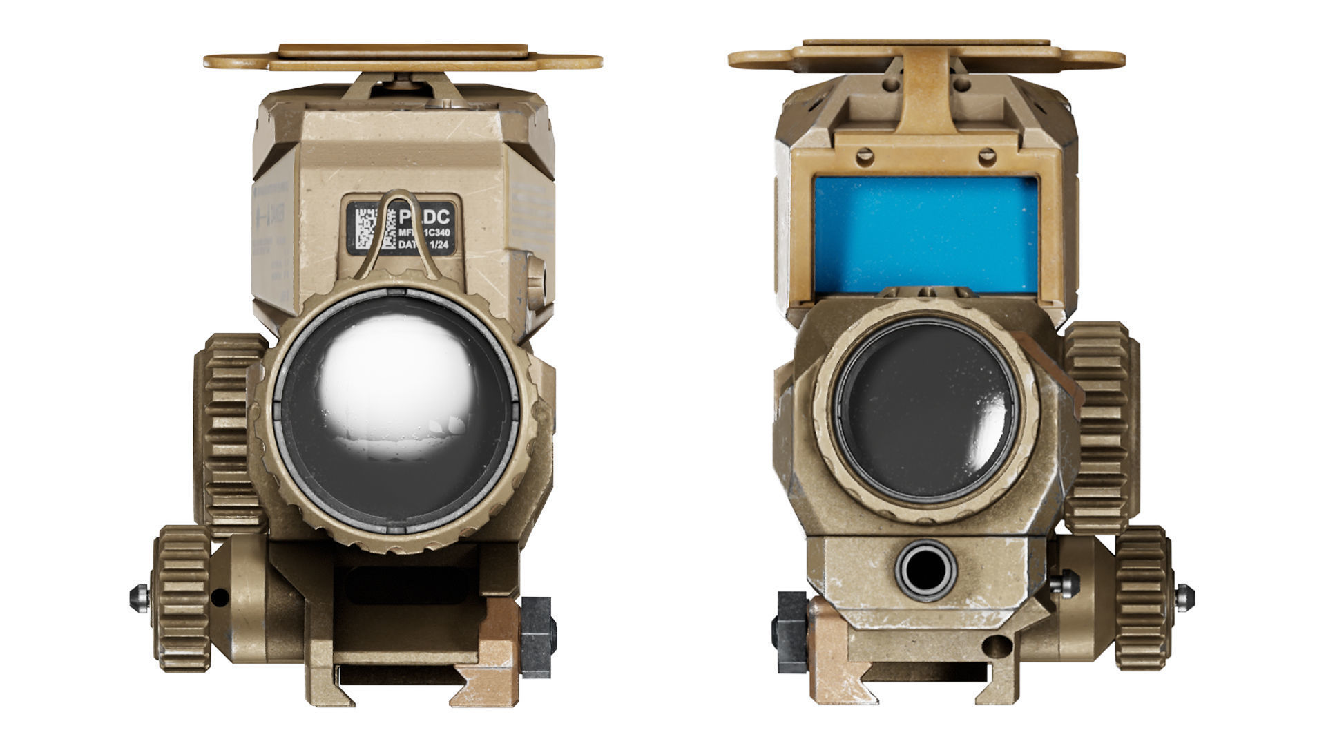 VORTEX XM157 LPVO SCOPE Low-poly 3D model_6