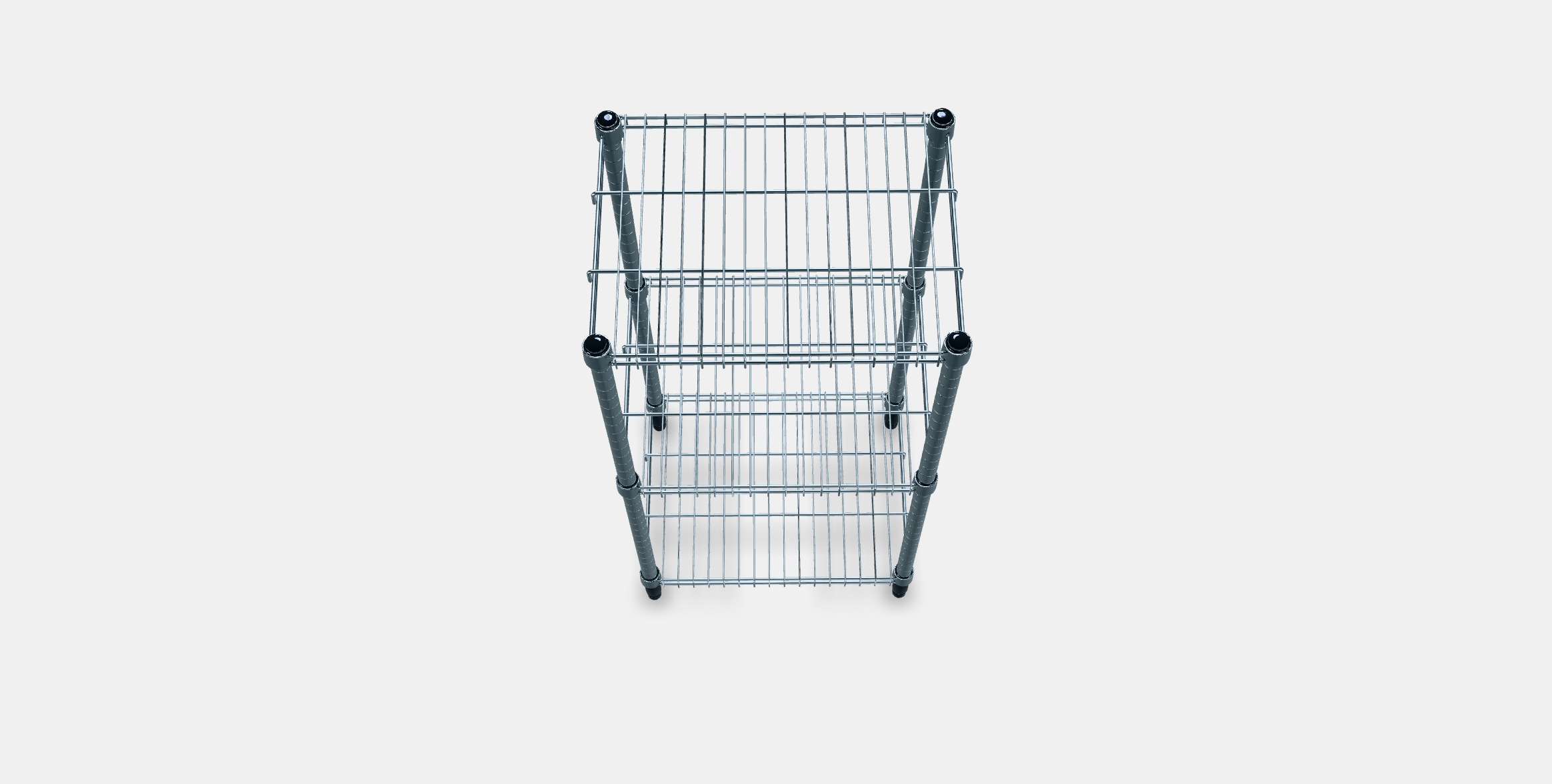 OMAR Shelving unit 2 Low-poly 3D model_6
