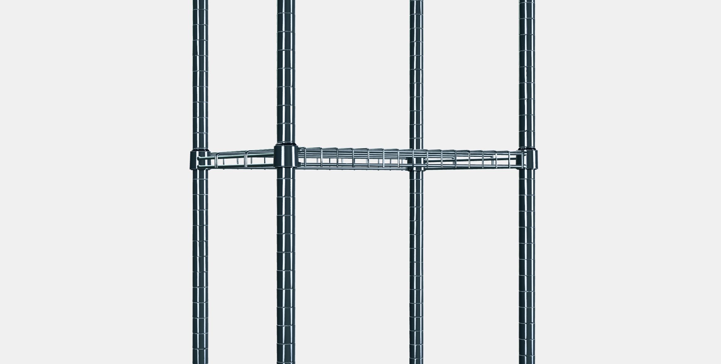 OMAR Shelving unit 2 Low-poly 3D model_8