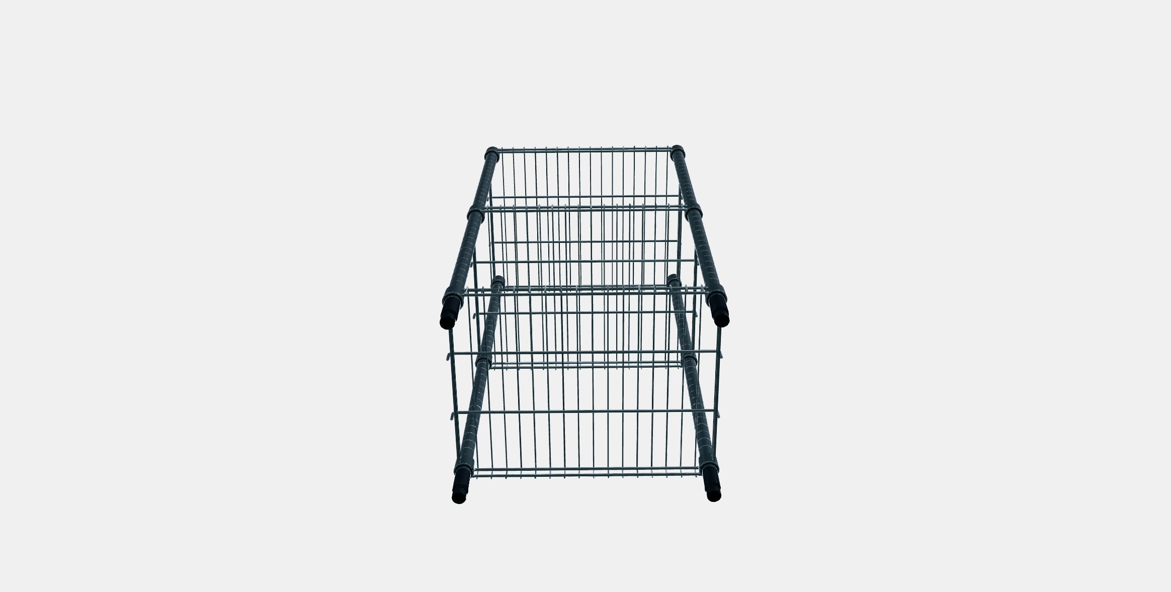 OMAR Shelving unit 2 Low-poly 3D model_4