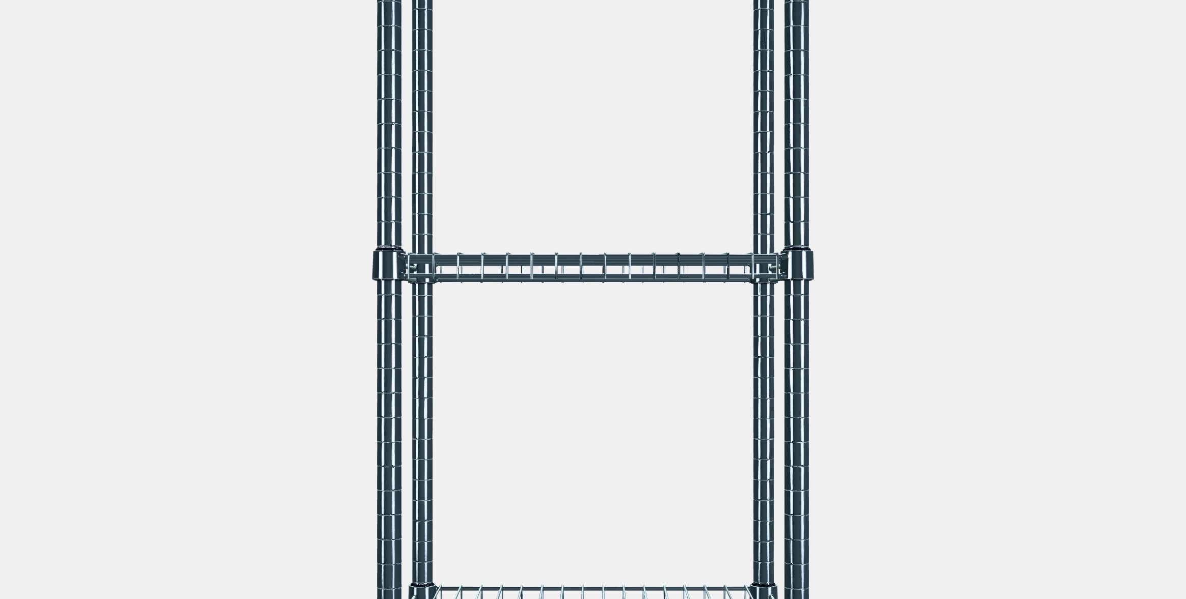 OMAR Shelving unit 2 Low-poly 3D model_15