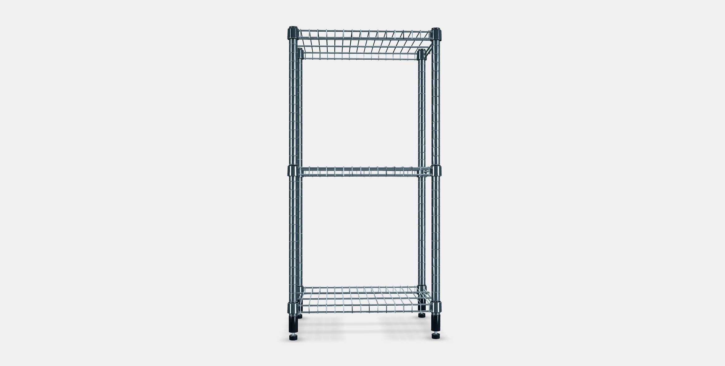 OMAR Shelving unit 2 Low-poly 3D model_14