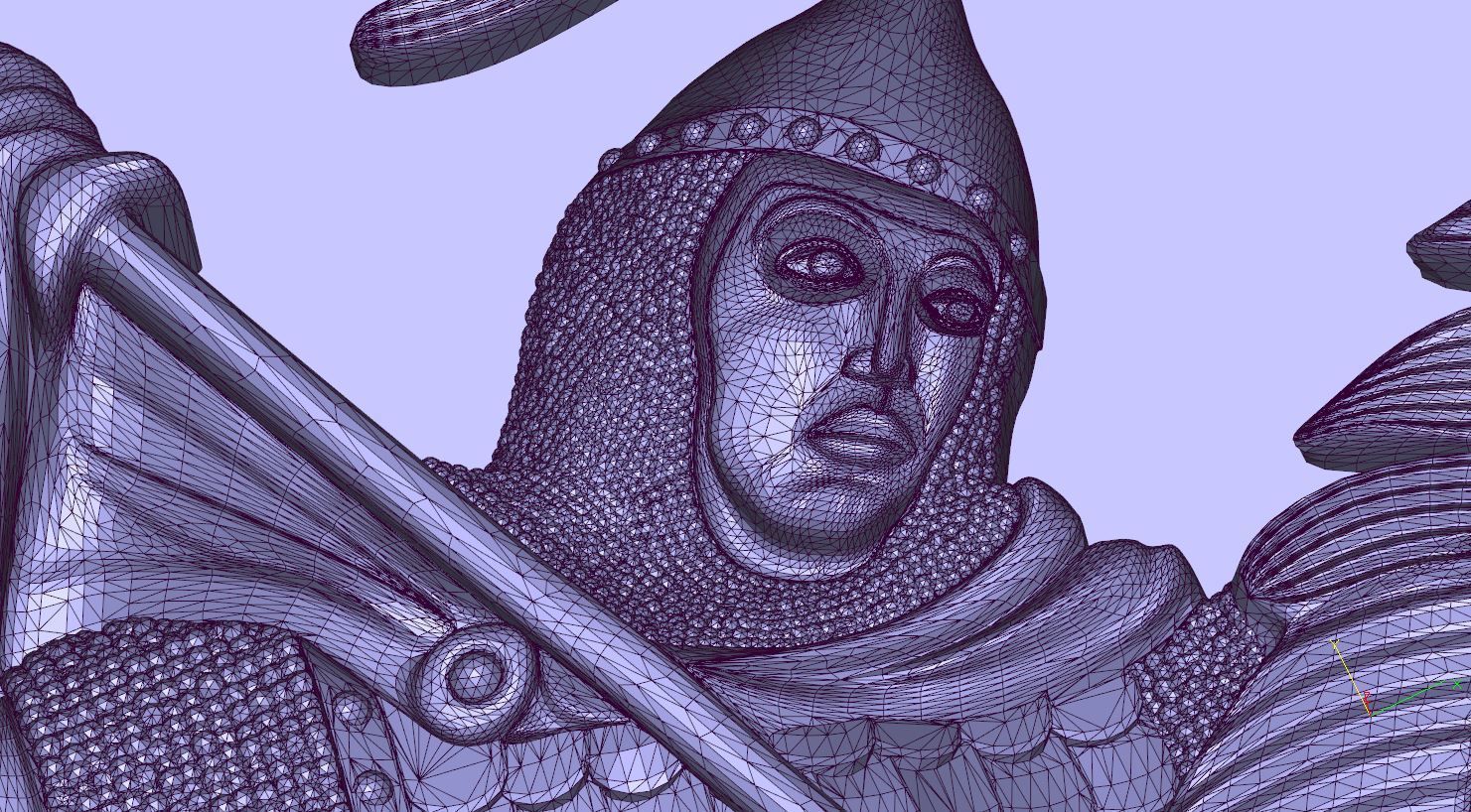 St George 3D print model_7