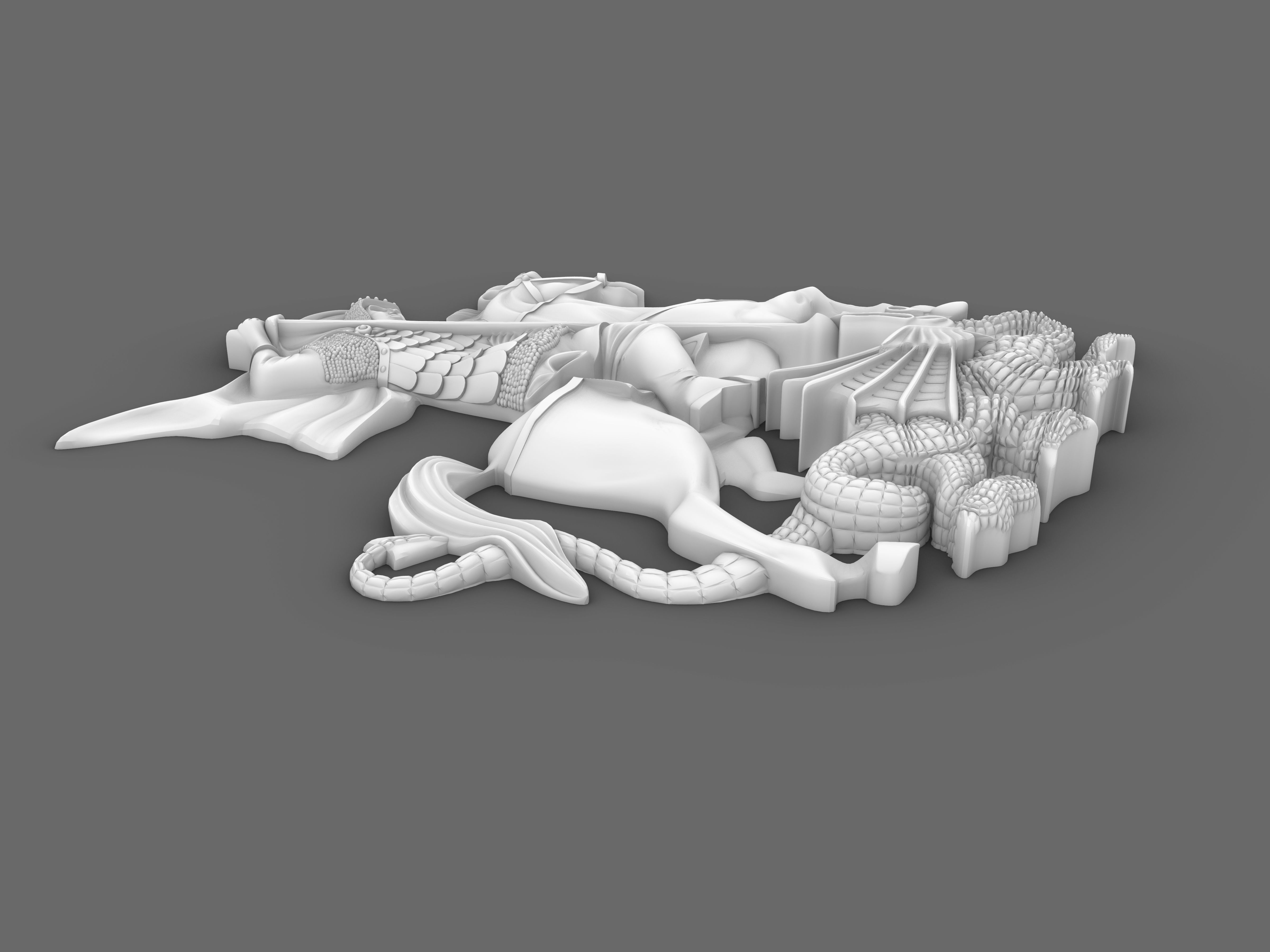 St George 3D print model_11