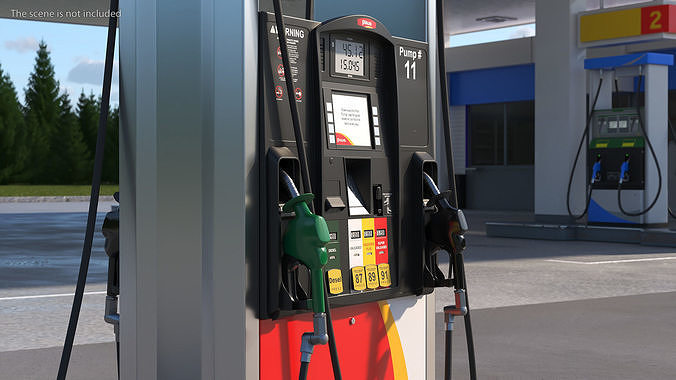 Gas Pump Pilot 3D model 3
