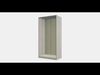 PAX Wardrobe frame 12 Low-poly 3D model_1