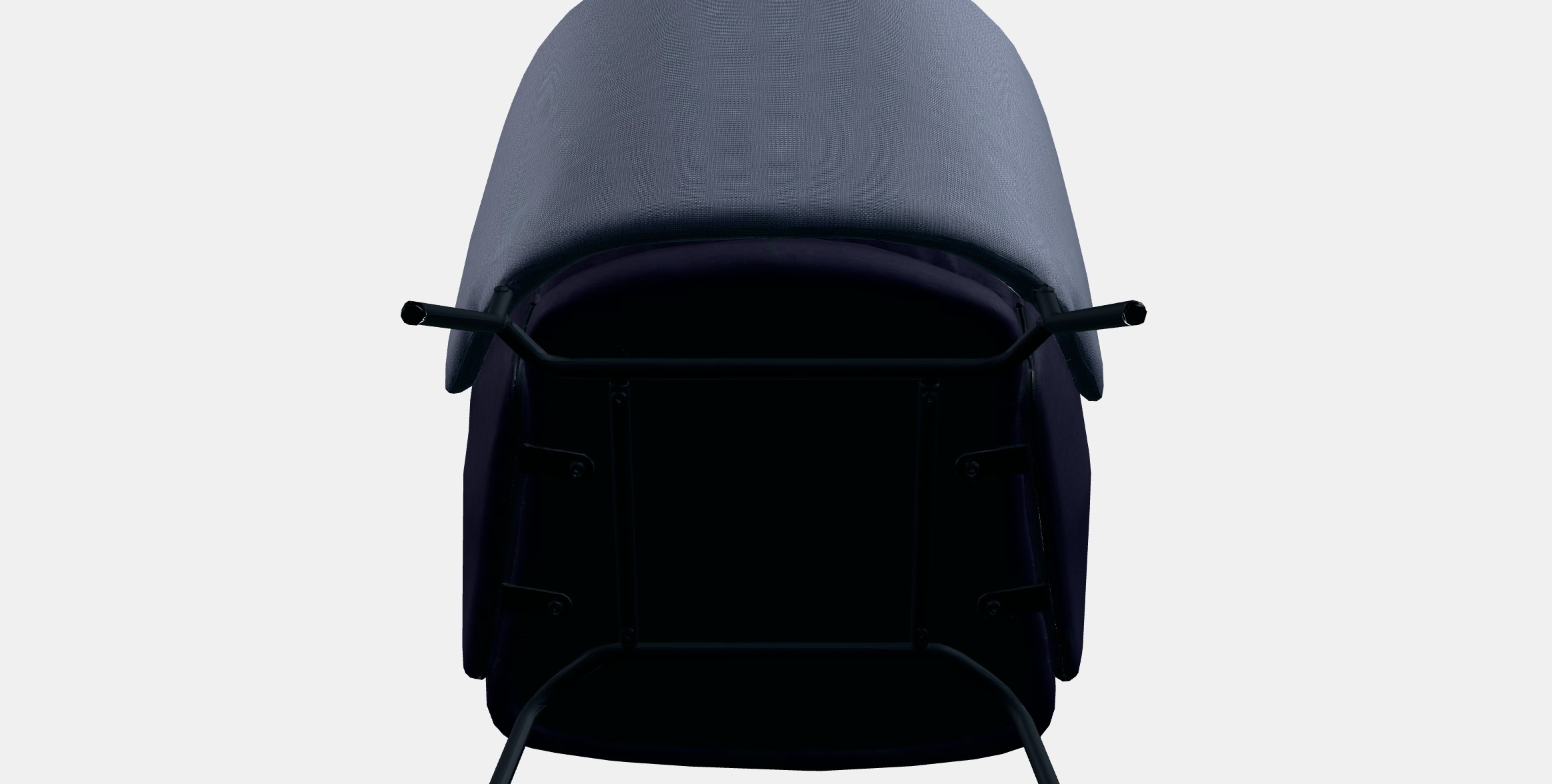 BINGSTA High-back armchair Low-poly 3D model_6