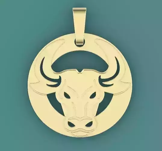 Buffalo pendant Free 3D print model