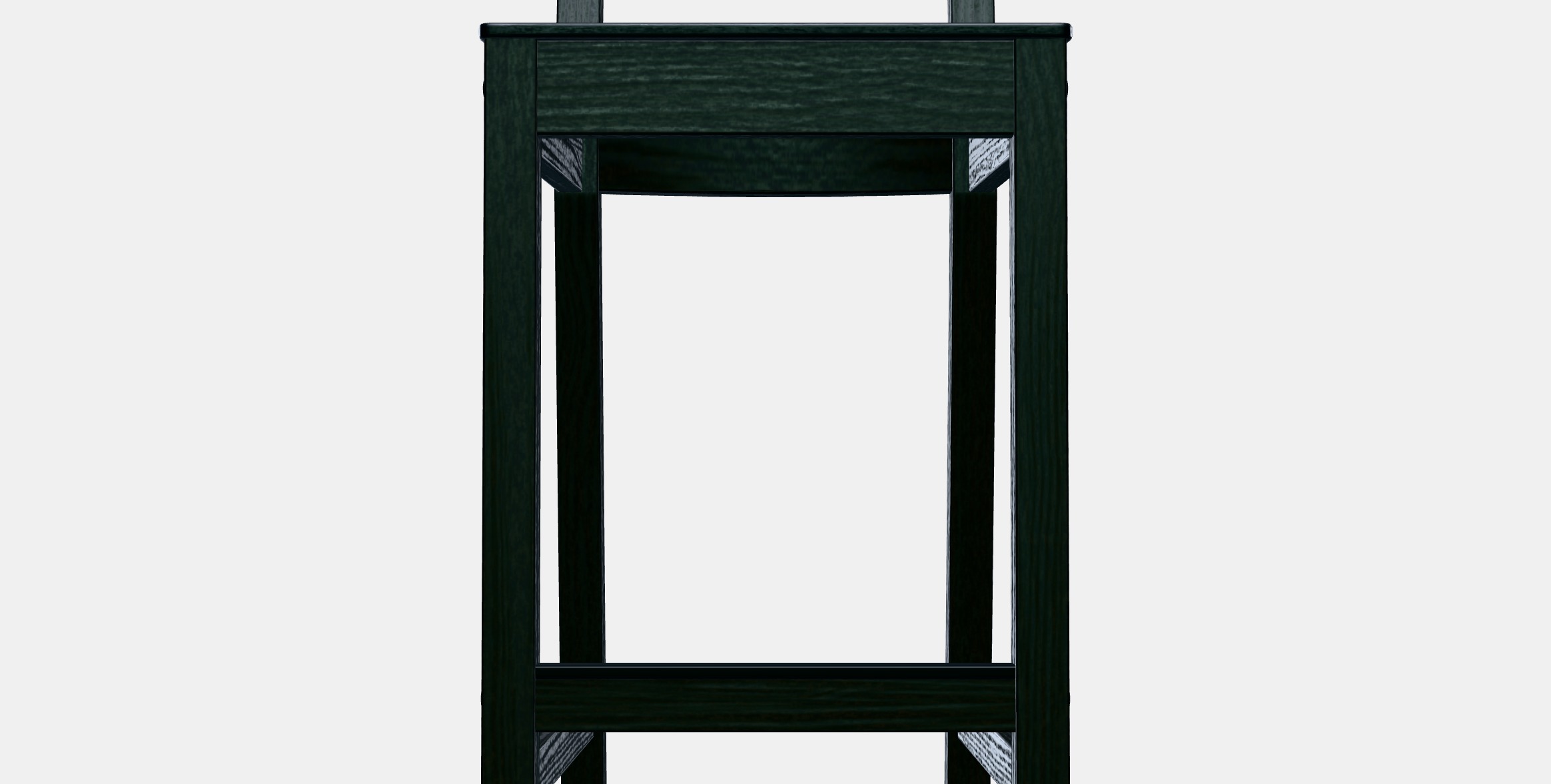 NORDVIKEN Bar stool with backrest Low-poly 3D model_11