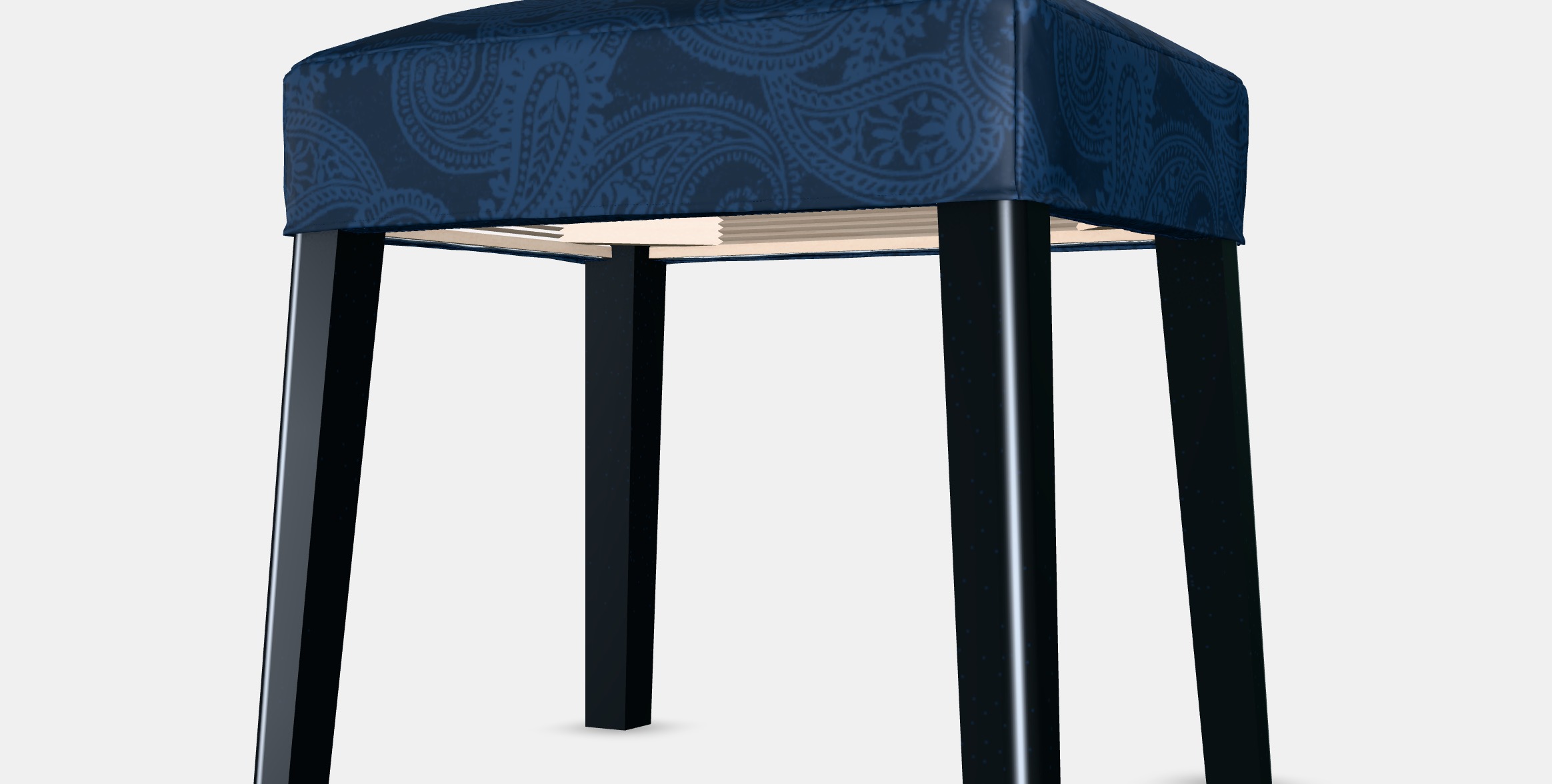 SAKARIAS Stool 2 Low-poly 3D model_5