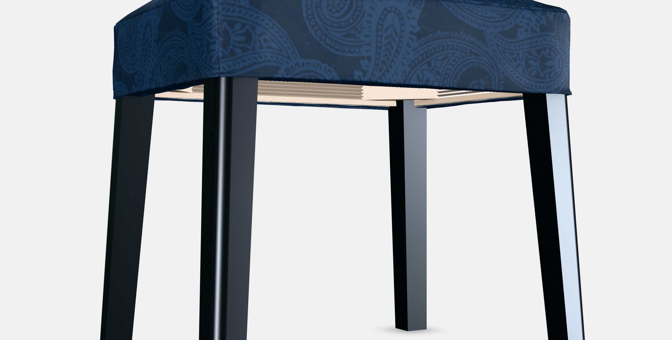 SAKARIAS Stool 2 Low-poly 3D model_2