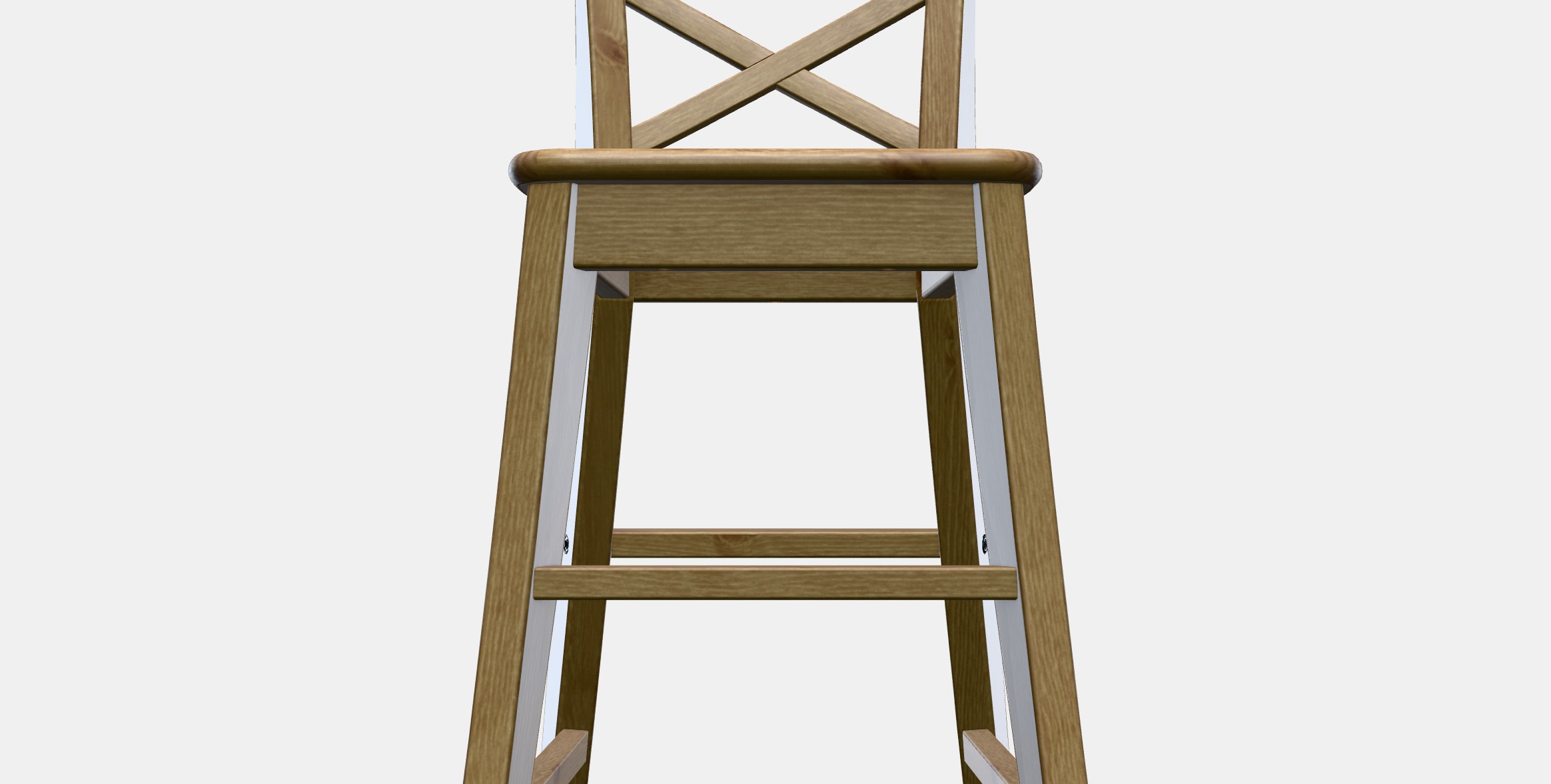 INGOLF Junior chair Low-poly 3D model_12