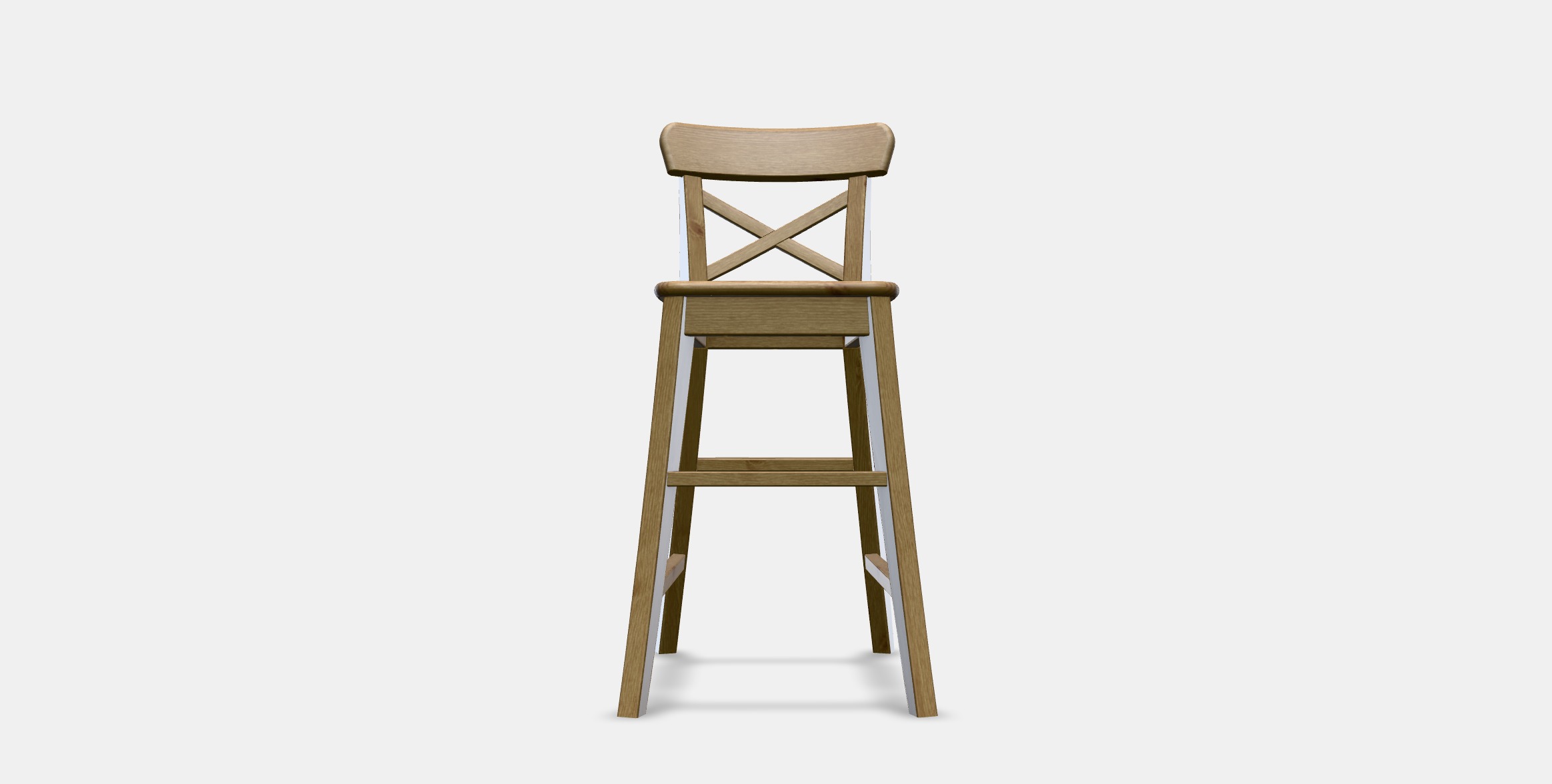 INGOLF Junior chair Low-poly 3D model_10