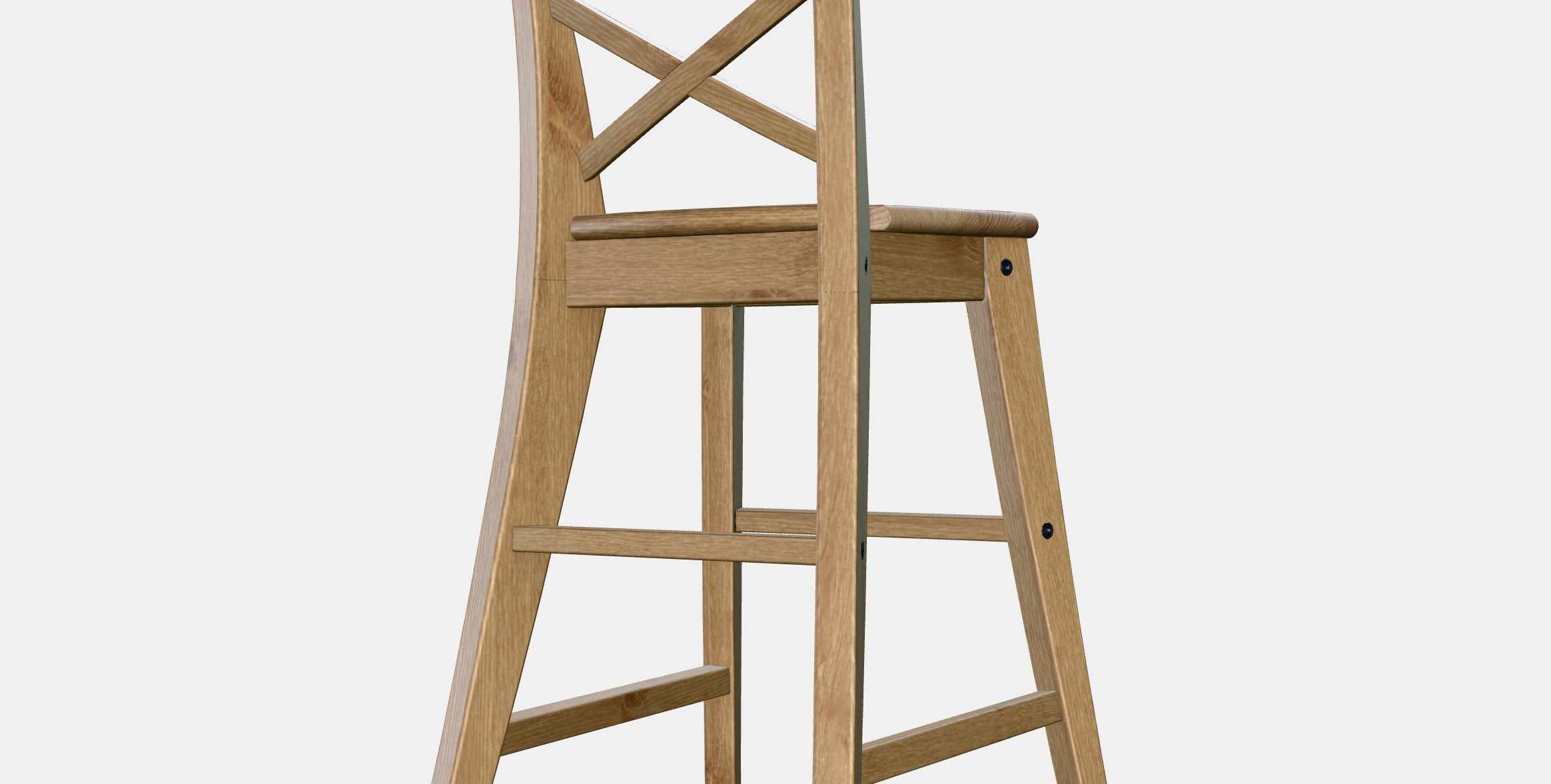 INGOLF Junior chair Low-poly 3D model_3