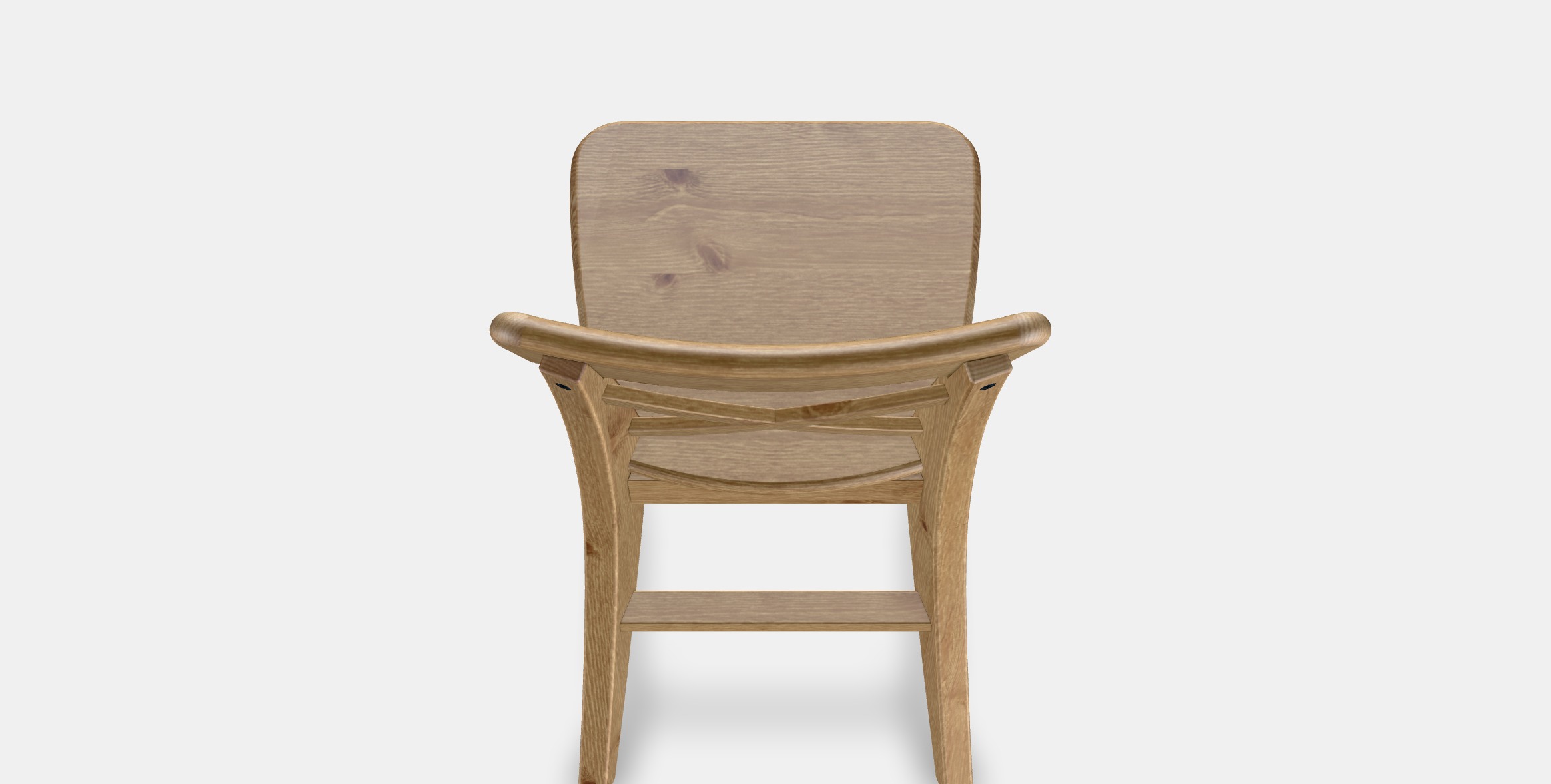 INGOLF Junior chair Low-poly 3D model_6