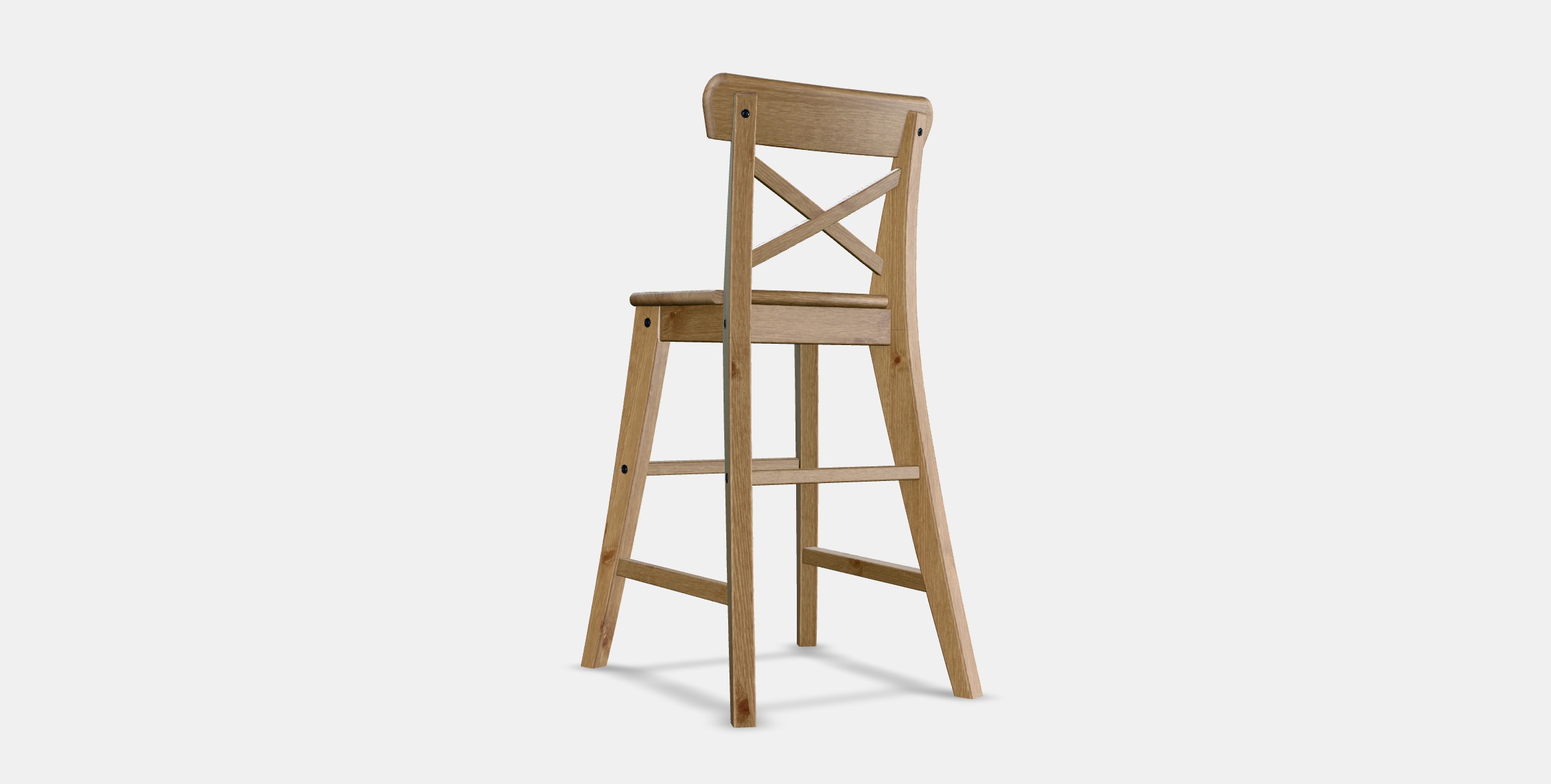 INGOLF Junior chair Low-poly 3D model_15