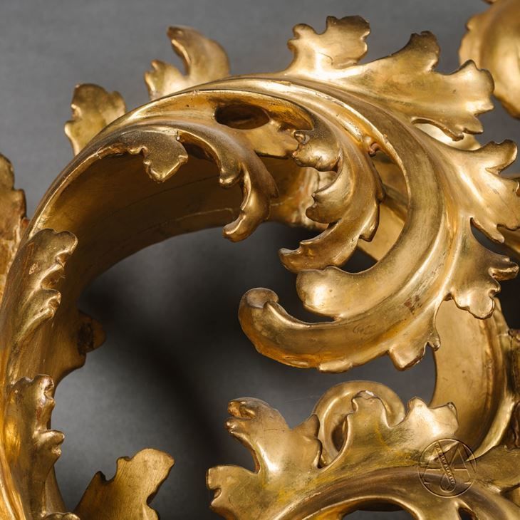 18th Century Rococo Mirror Frame 3D printable 12th scale 3D print model_9