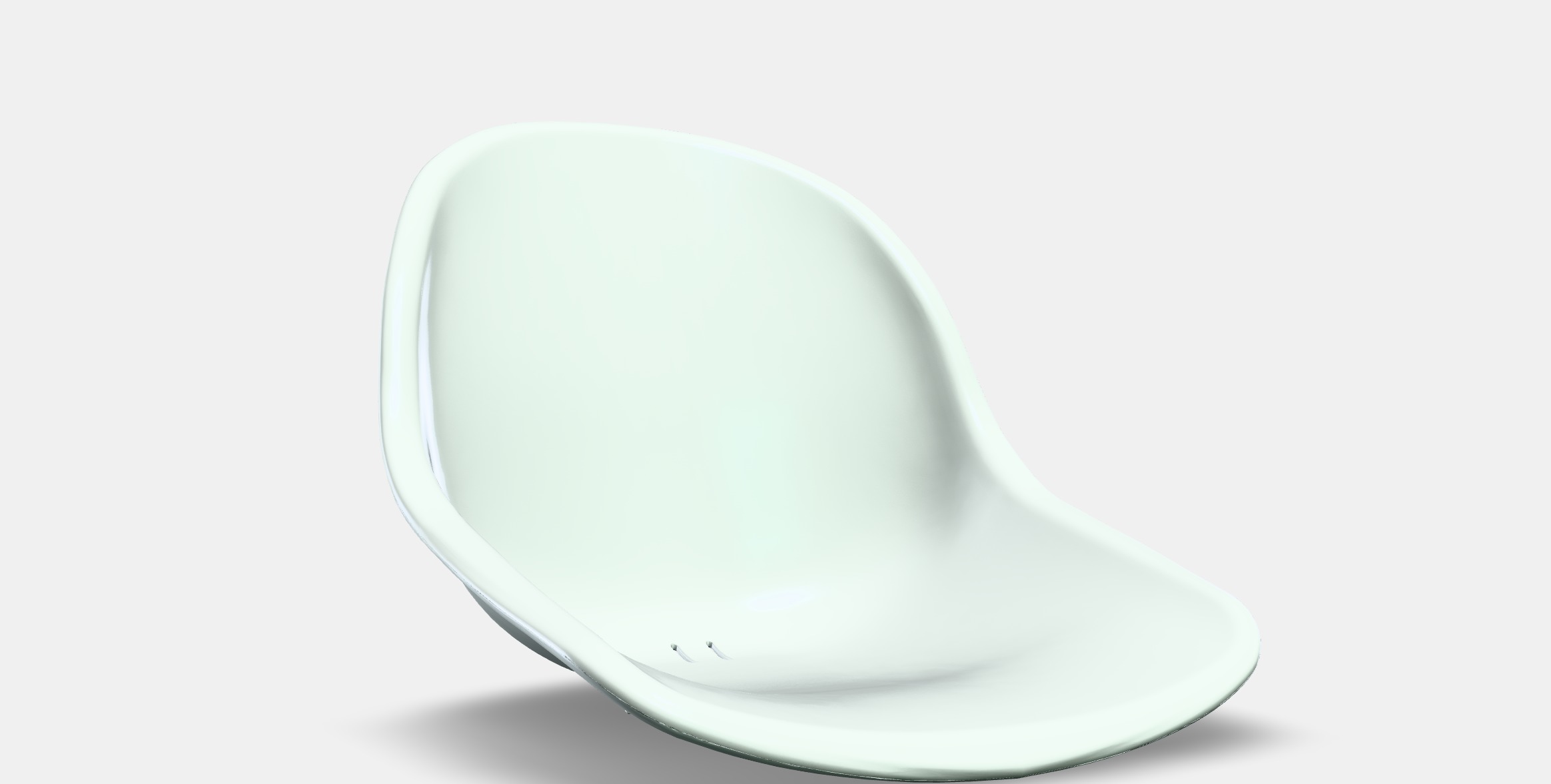 FANBYN Seat shell Low-poly 3D model_8