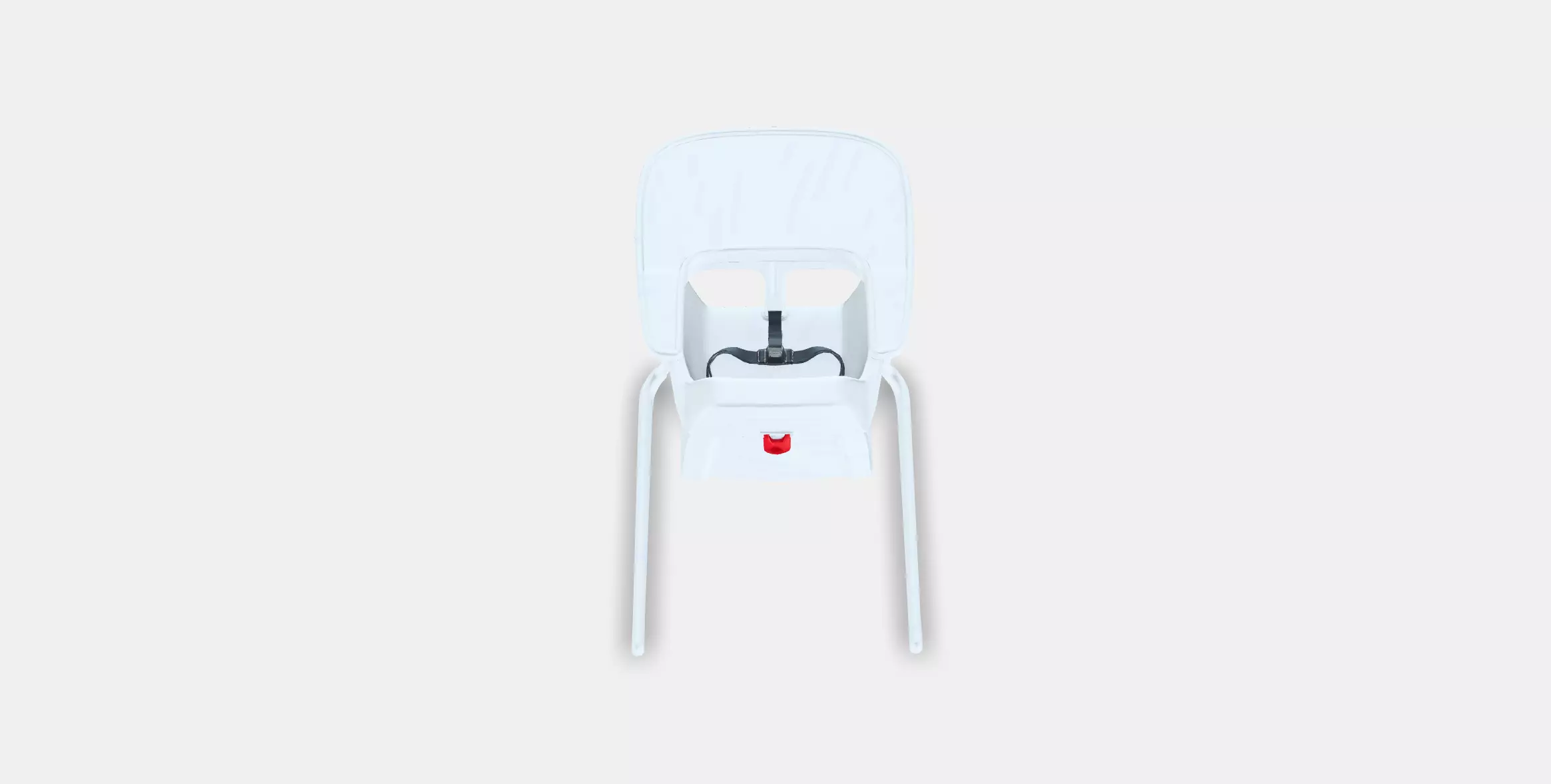 LANGUR Junior-highchair with tray Low-poly 3D model_0