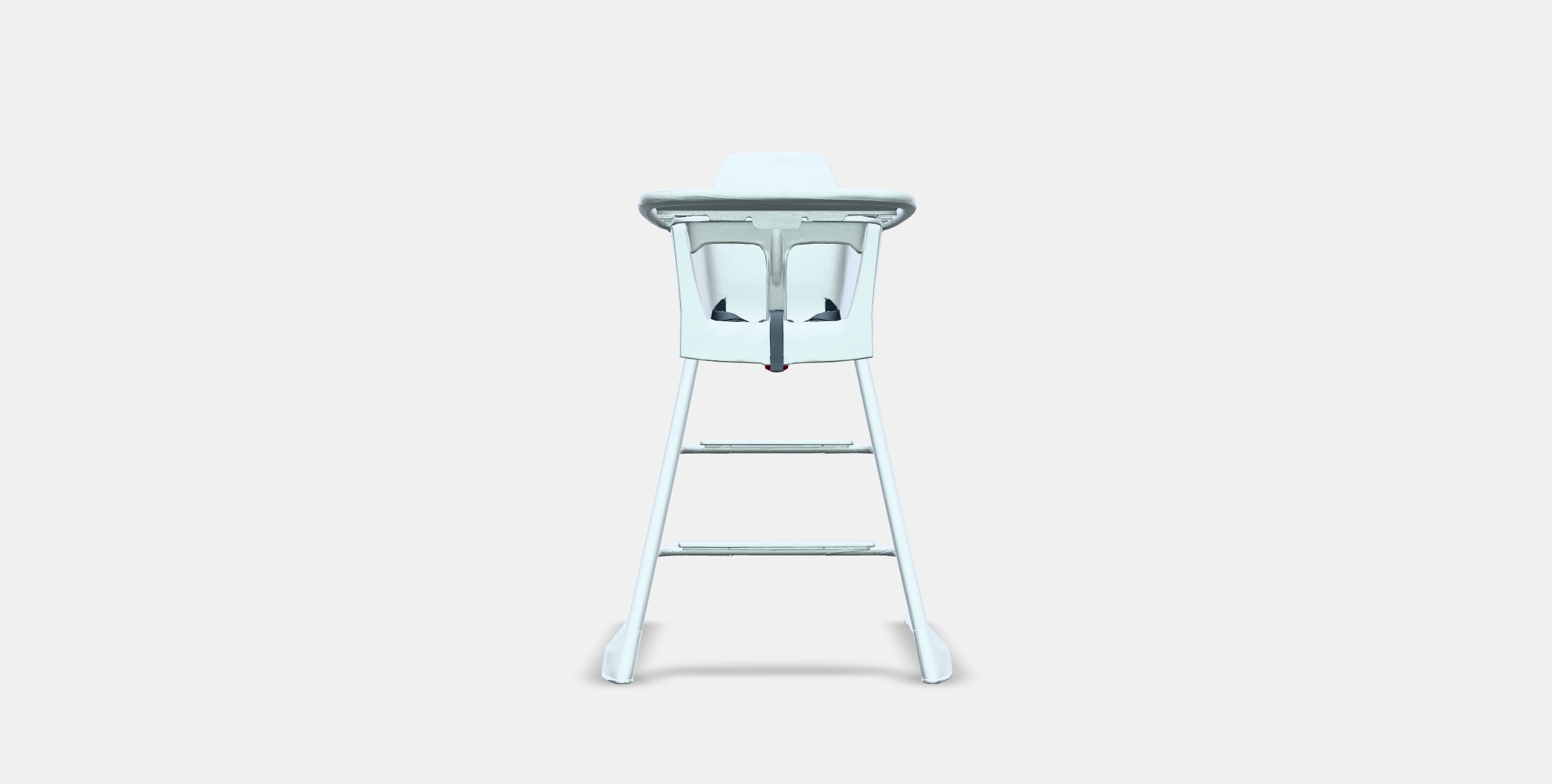 LANGUR Junior-highchair with tray Low-poly 3D model_10