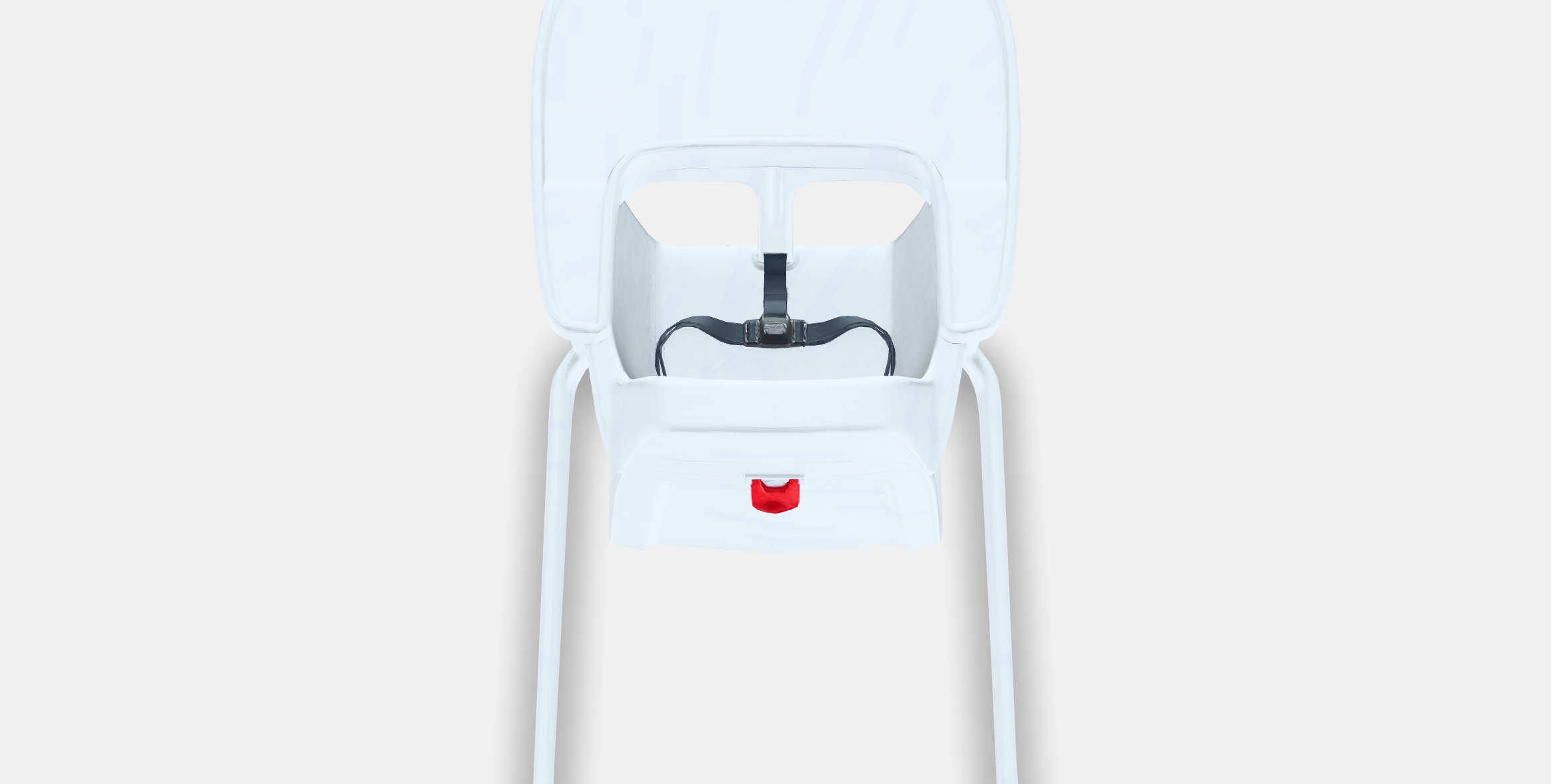 LANGUR Junior-highchair with tray Low-poly 3D model_3