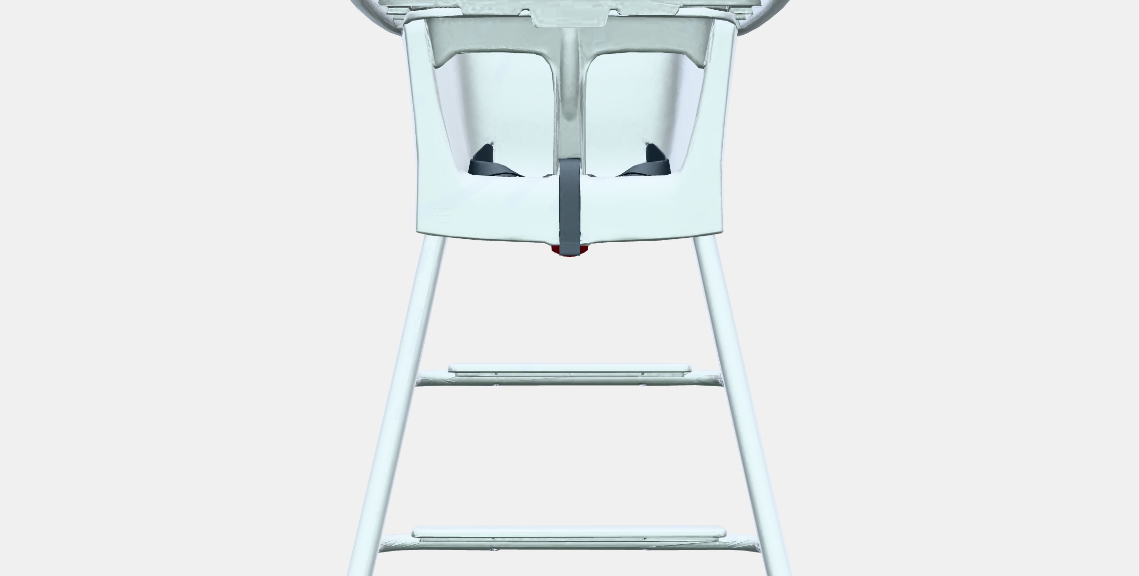 LANGUR Junior-highchair with tray Low-poly 3D model_11