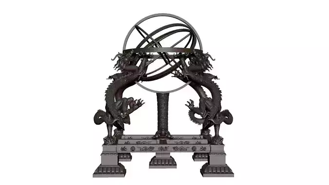 Chinese Armillary sphere 3D print model