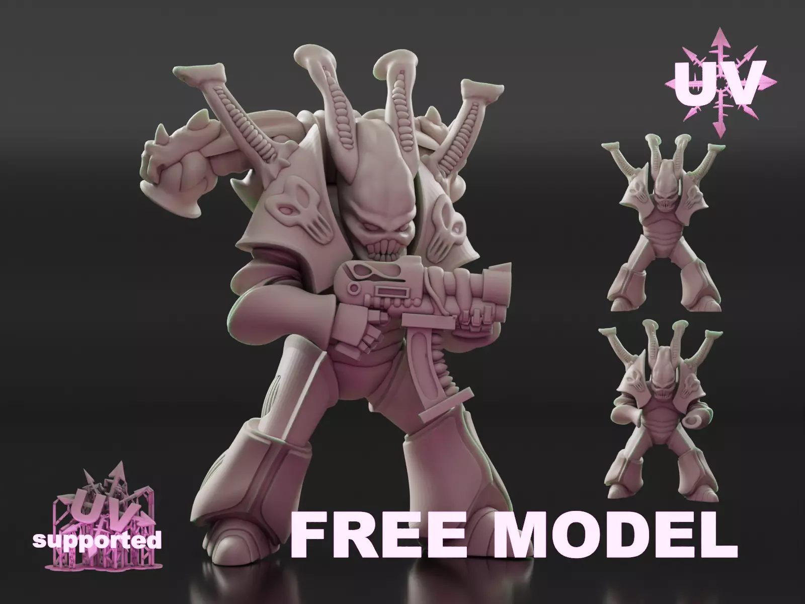chaos renegade 03 Free 3D print model