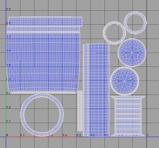 Hubble Satelite Low-poly 3D model_7