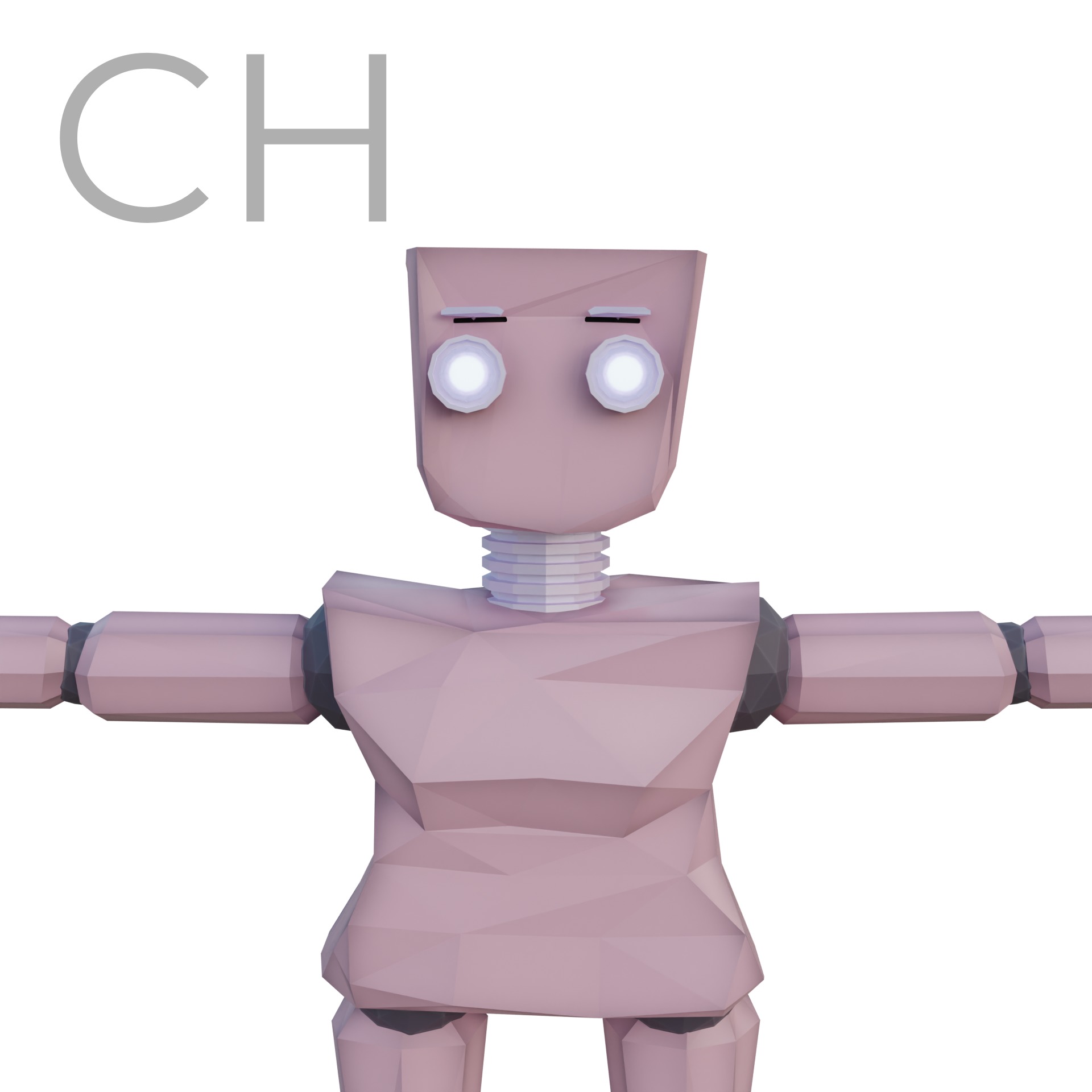 3d Model Mlizmo Cute Robot Low-poly 3D model_4