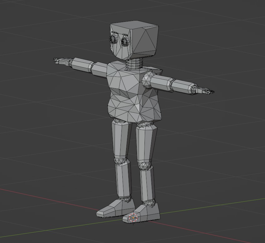 3d Model Mlizmo Cute Robot Low-poly 3D model_7