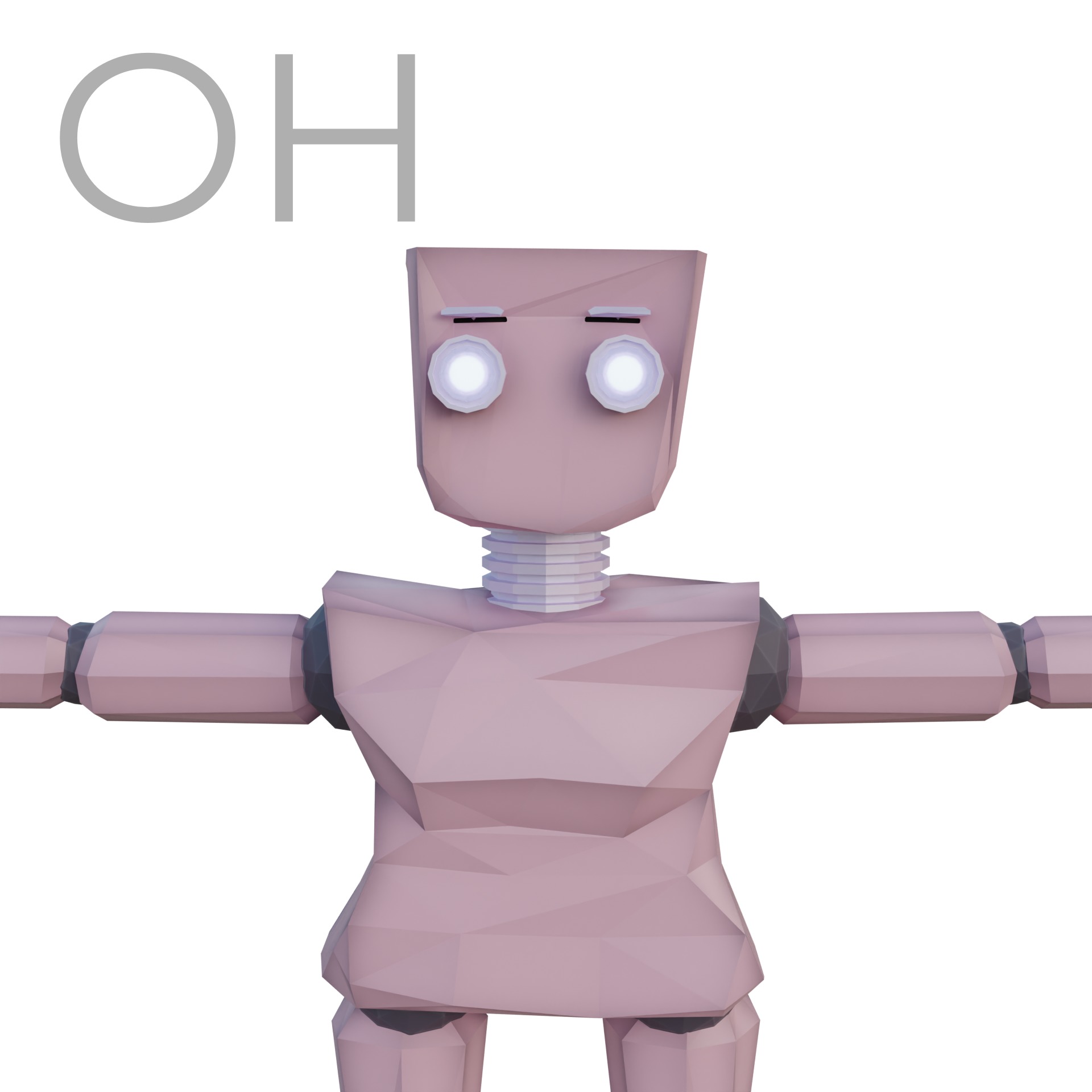 3d Model Mlizmo Cute Robot Low-poly 3D model_5